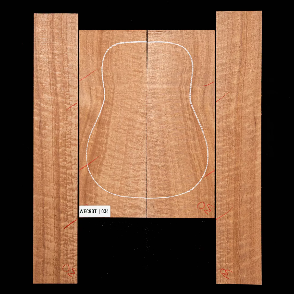Ensemble dos et côtés Pomelle Sapele - 034 Ensemble dos et côtés Pomelle Sapele - 034