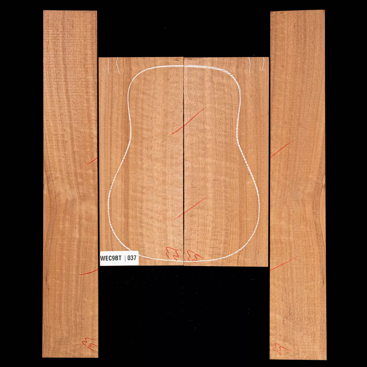 Ensemble dos et côtés Pomelle Sapele - 0,7 Ensemble dos et côtés Pomelle Sapele - 0,7