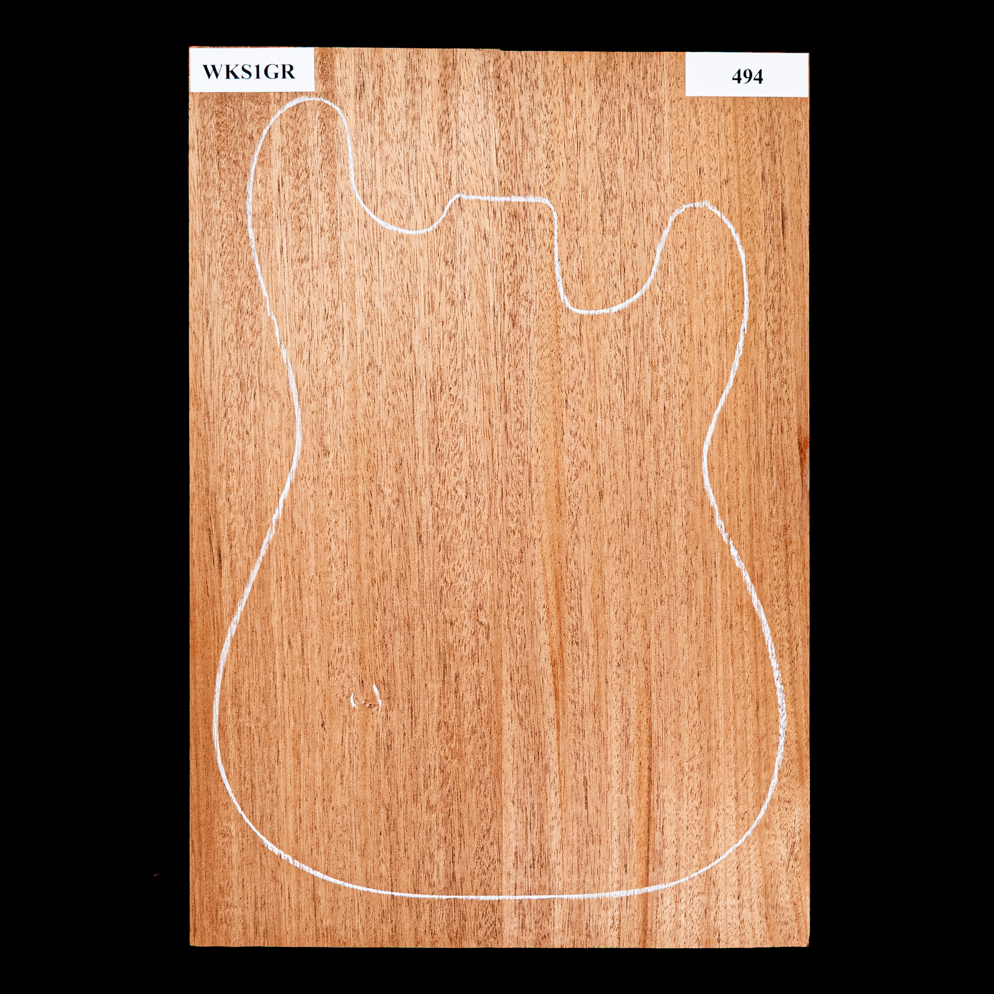 Plaque de corps en acajou du Sénégal, 2 pièces (8,8 livres) - 494 Plaque de corps en acajou du Sénégal, 2 pièces (8,8 livres) - 494