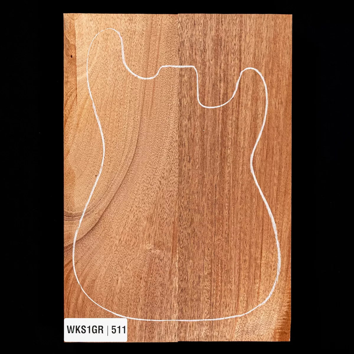 Plaque de corps en acajou du Sénégal, 2 pièces (10,1 livres) - 511 Plaque de corps en acajou du Sénégal, 2 pièces (10,1 livres) - 511