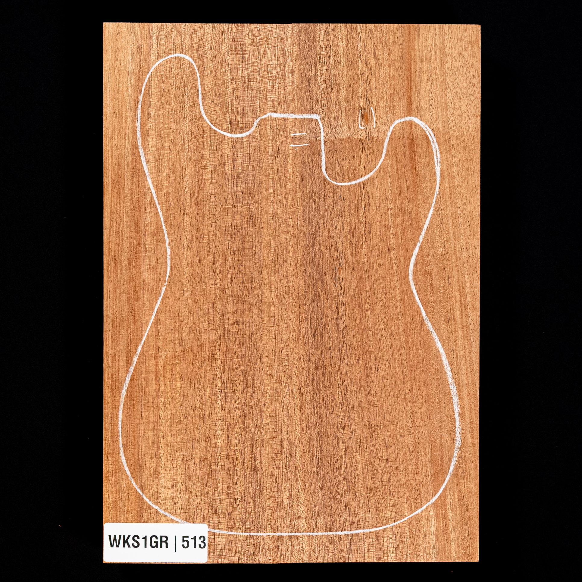 Plaque de corps en acajou du Sénégal, 2 pièces (10,4 livres) - 5,3