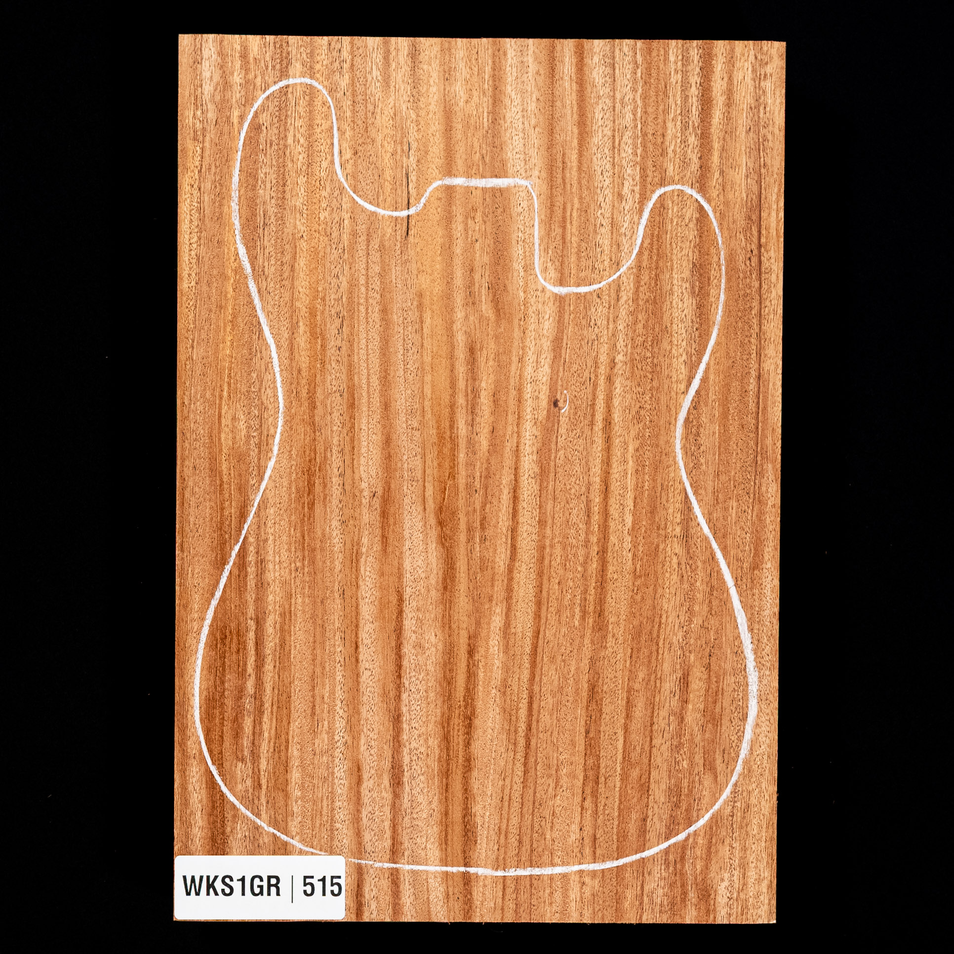 Plaque de corps en acajou du Sénégal, 2 pièces (10,5 livres) - 5,5