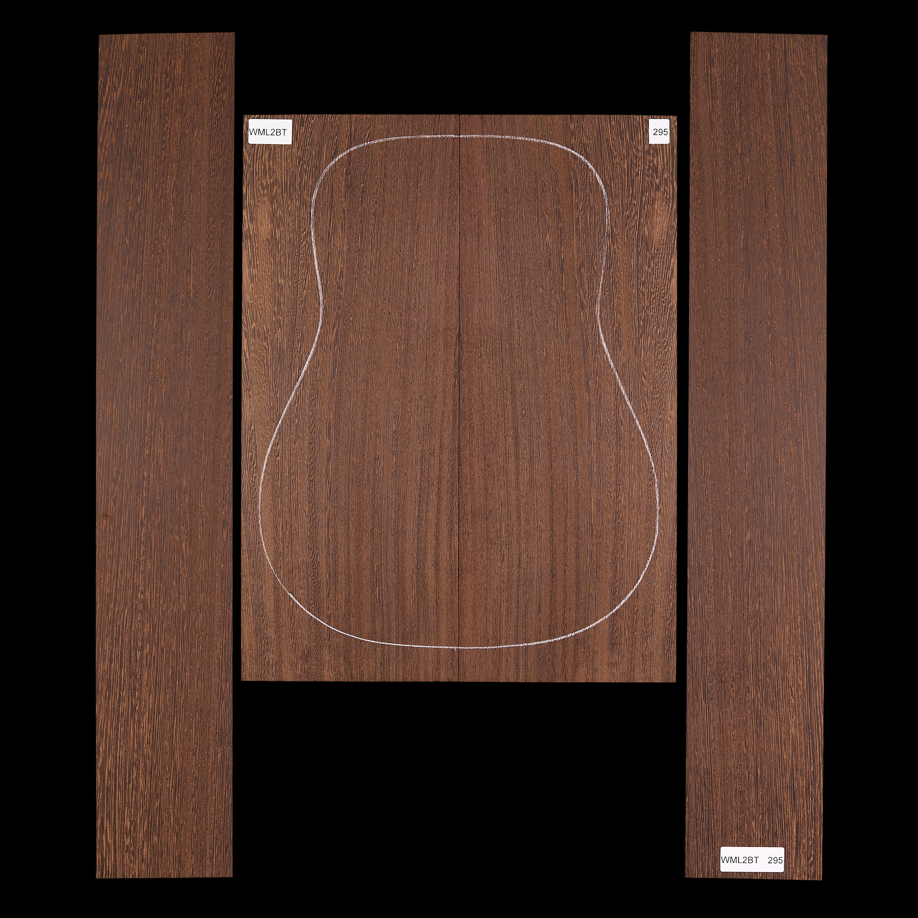 Fond + Paire d’éclisses en Wenge - 295