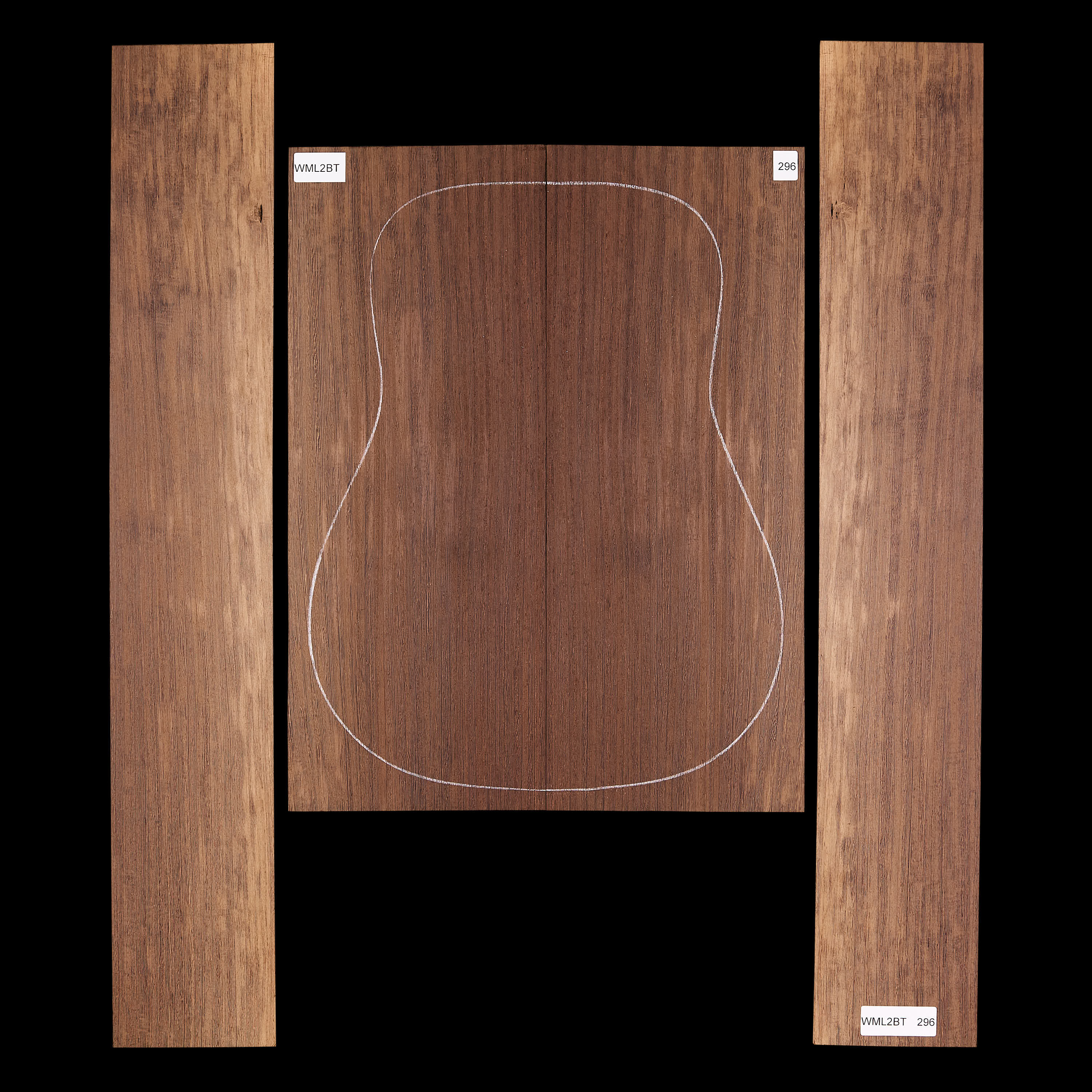Fond + Paire d’éclisses en Wenge - 296