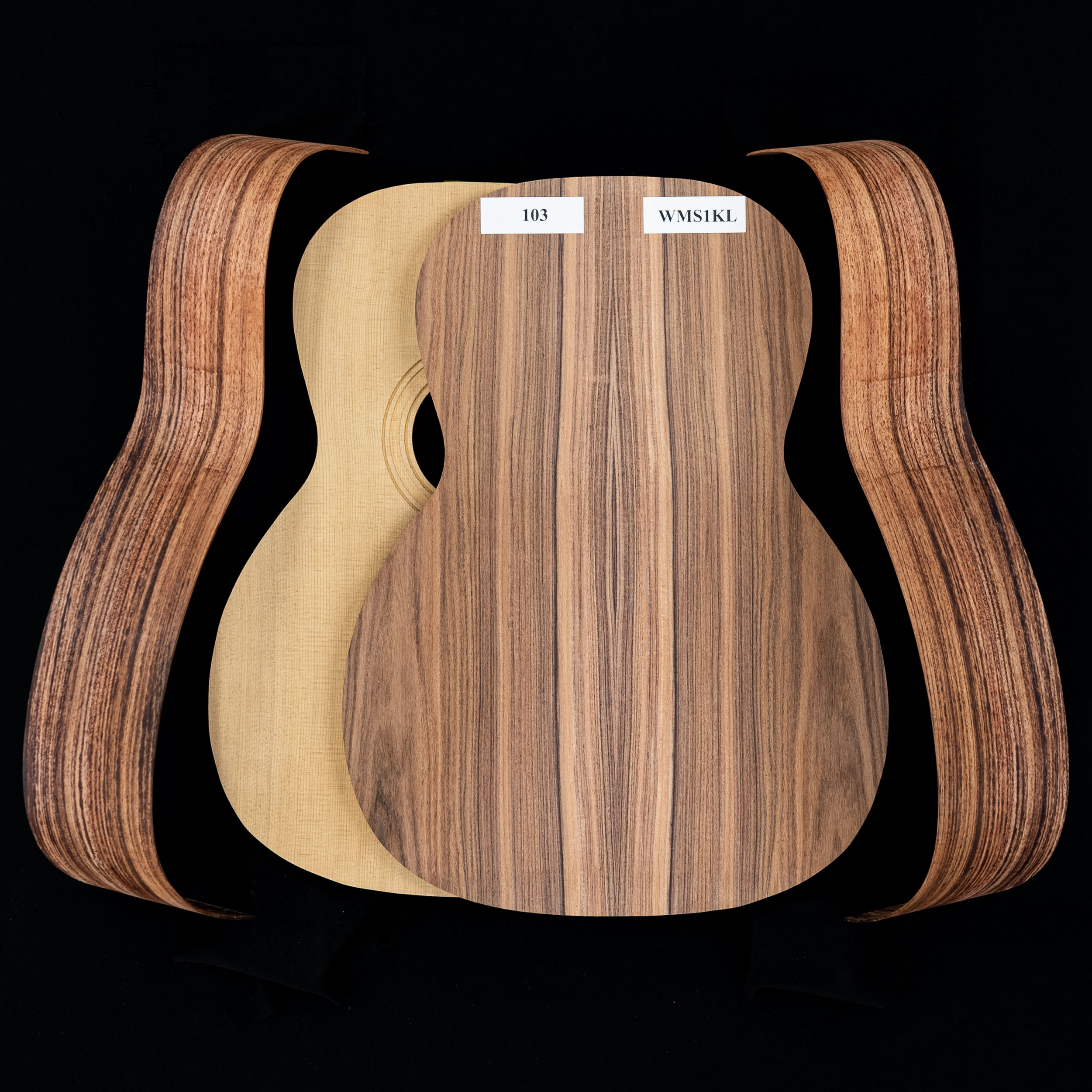 Guitare Triple-O en kit Pau Ferro WoodStax, manche vissé – 103 Guitare Triple-O en kit Pau Ferro WoodStax, manche vissé – 103