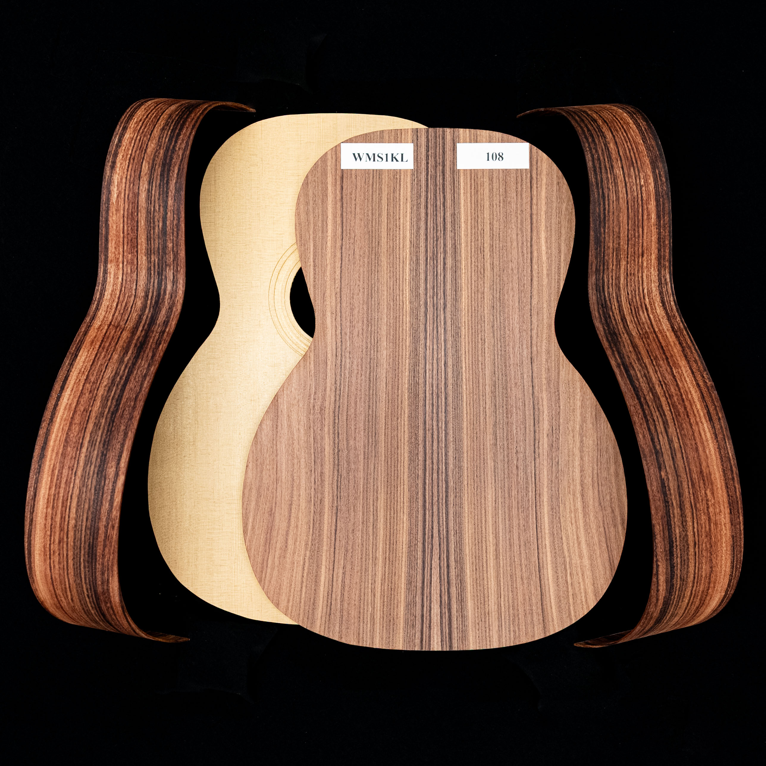Guitare Triple-O en kit Pau Ferro WoodStax, manche vissé – 108 Guitare Triple-O en kit Pau Ferro WoodStax, manche vissé – 108