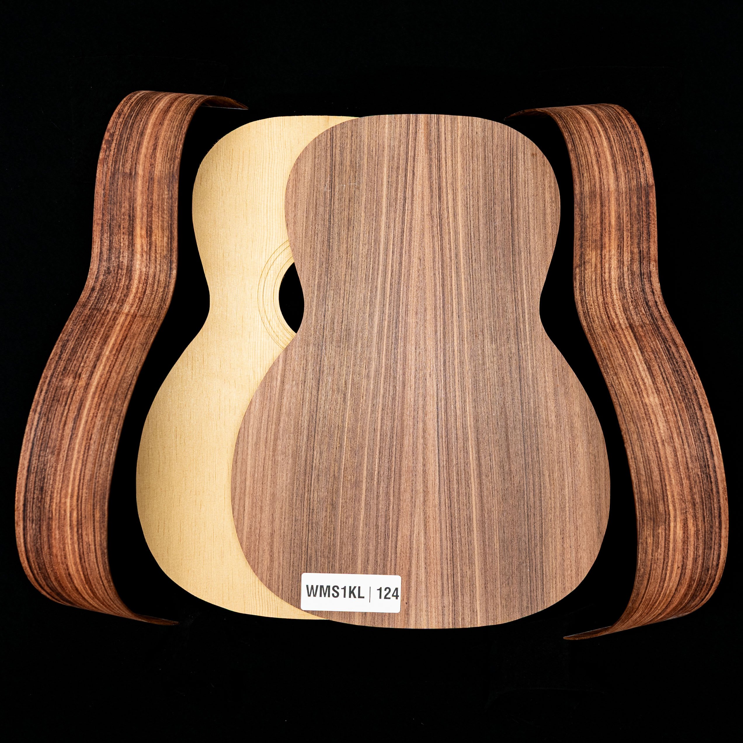 Guitare Triple-O en kit Pau Ferro WoodStax, manche vissé – 124