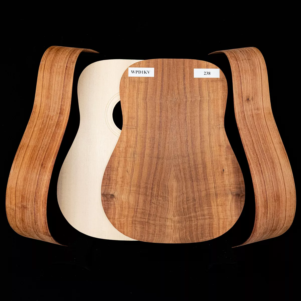 Guitare Dreadnought en kit Granadillo WoodStax, manche vissé – 2,8 Guitare Dreadnought en kit Granadillo WoodStax, manche vissé – 2,8