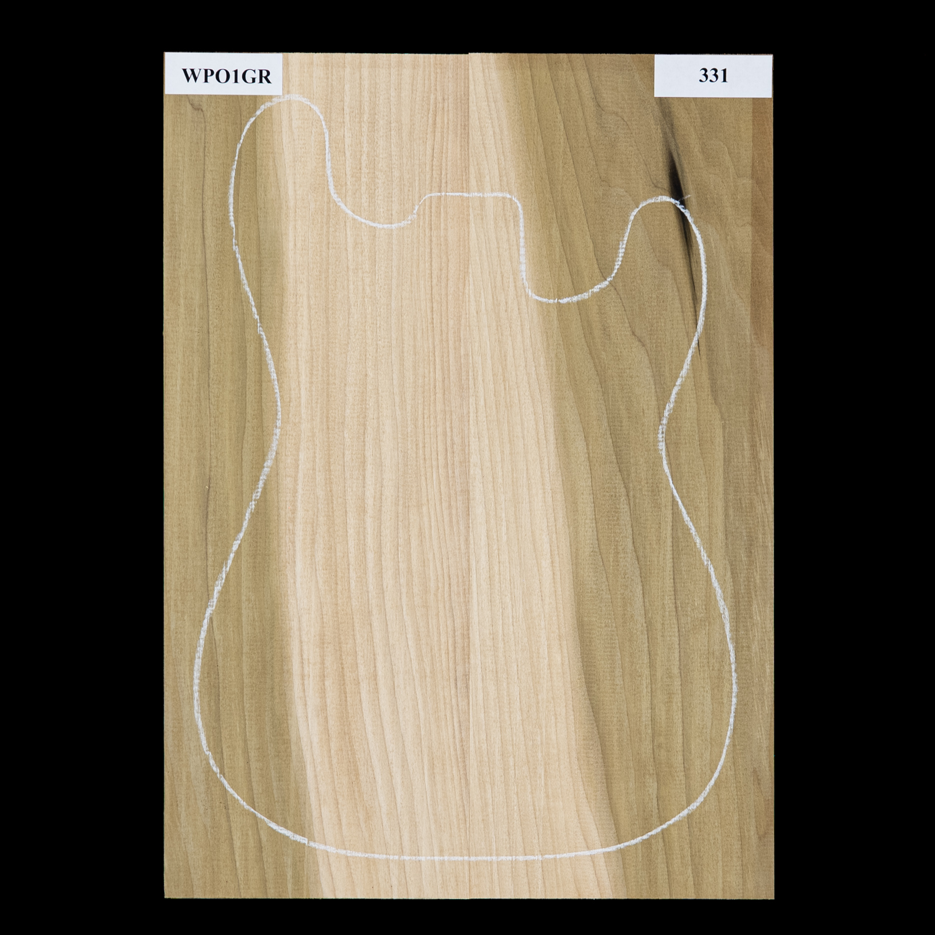 Plaque de corps en peuplier, 2 pièces (10,5 livres) - 331 Plaque de corps en peuplier, 2 pièces (10,5 livres) - 331