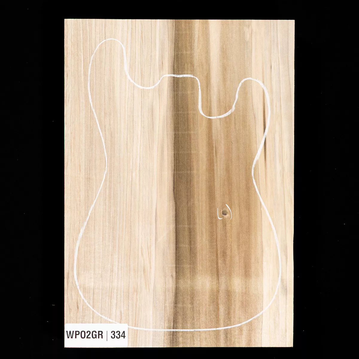 Plaque de corps en peuplier, 1 pièce (9,4 livres) - 334 Plaque de corps en peuplier, 1 pièce (9,4 livres) - 334