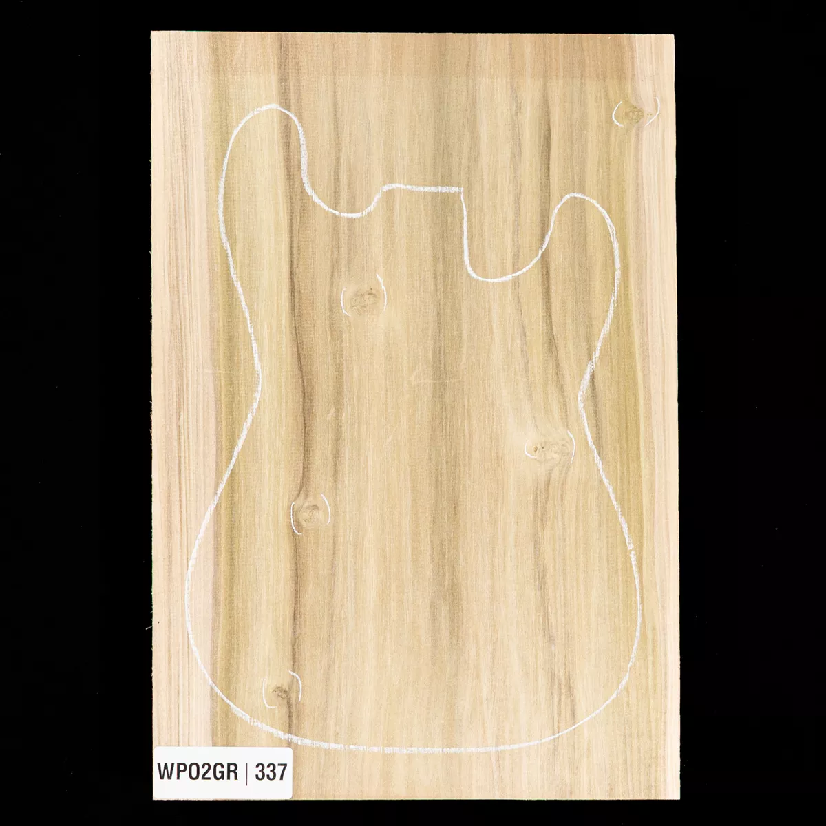 Plaque de corps en peuplier, 1 pièce (10,9 livres) - 337 Plaque de corps en peuplier, 1 pièce (10,9 livres) - 337