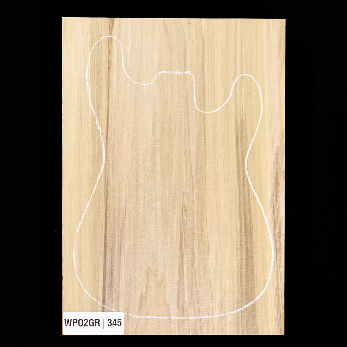 Plaque de corps en peuplier, 1 pièce (10,8 livres) - 345 Plaque de corps en peuplier, 1 pièce (10,8 livres) - 345