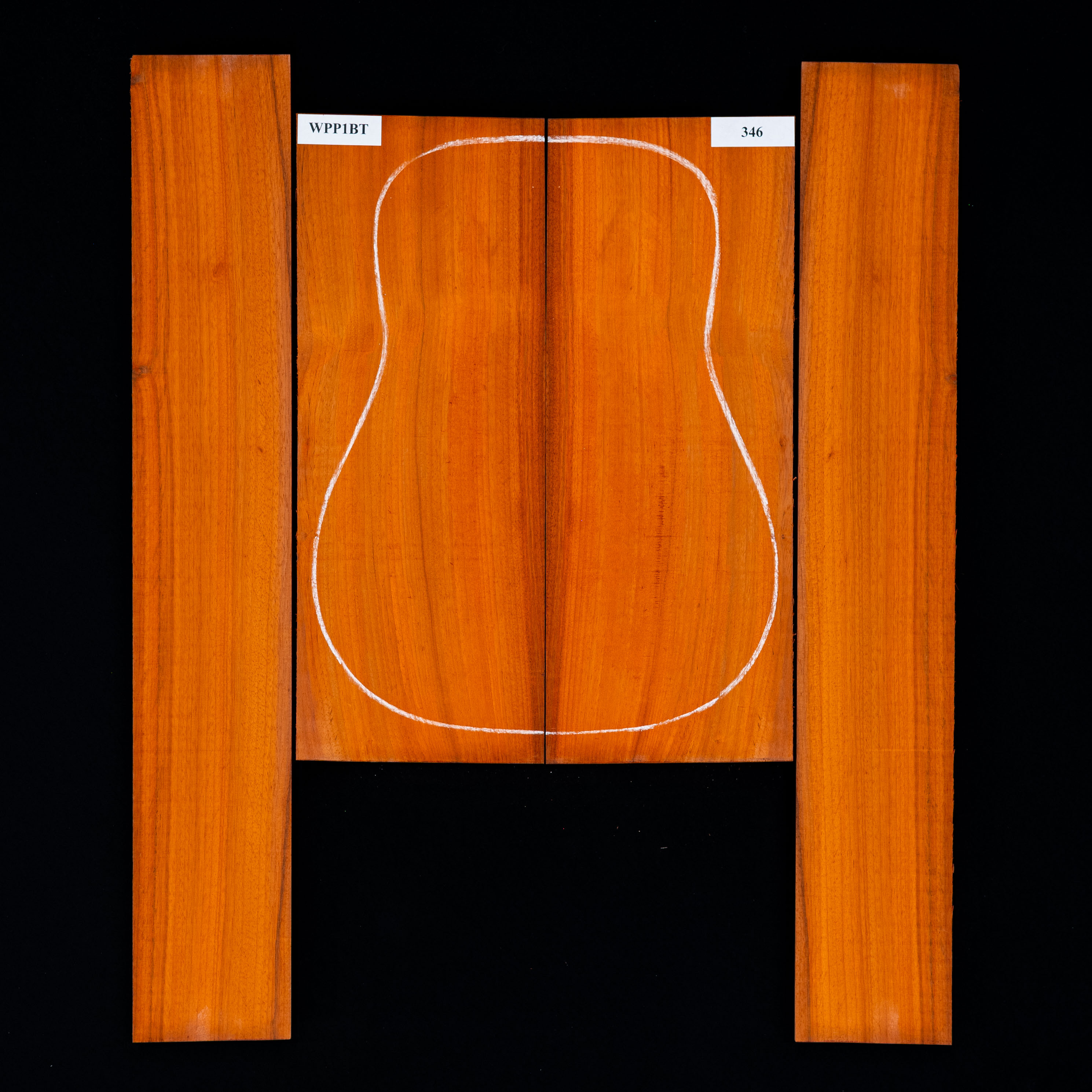Ensemble dos et côté Padauk - 346 Ensemble dos et côté Padauk - 346