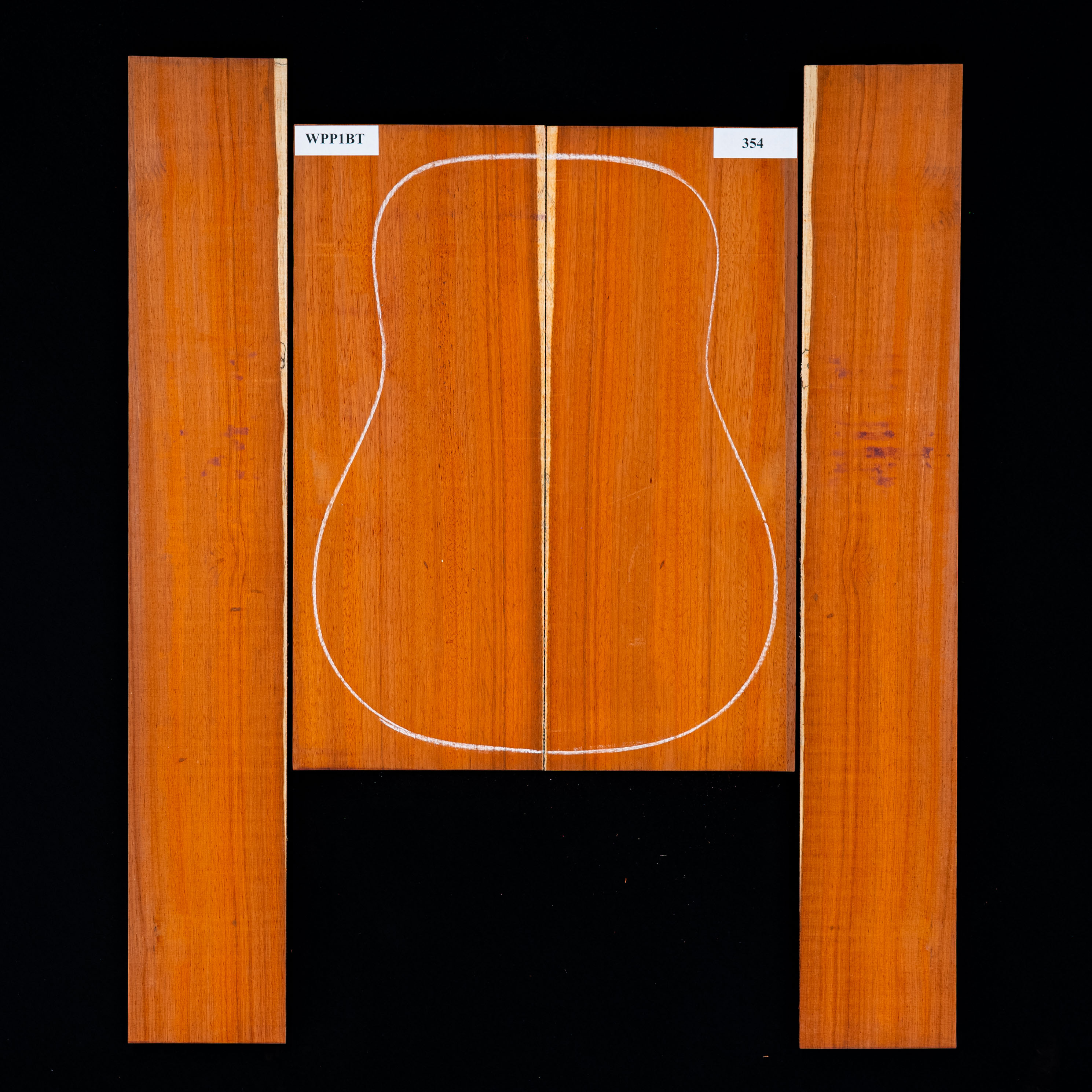 Ensemble dos et côté Padauk - 354 Ensemble dos et côté Padauk - 354