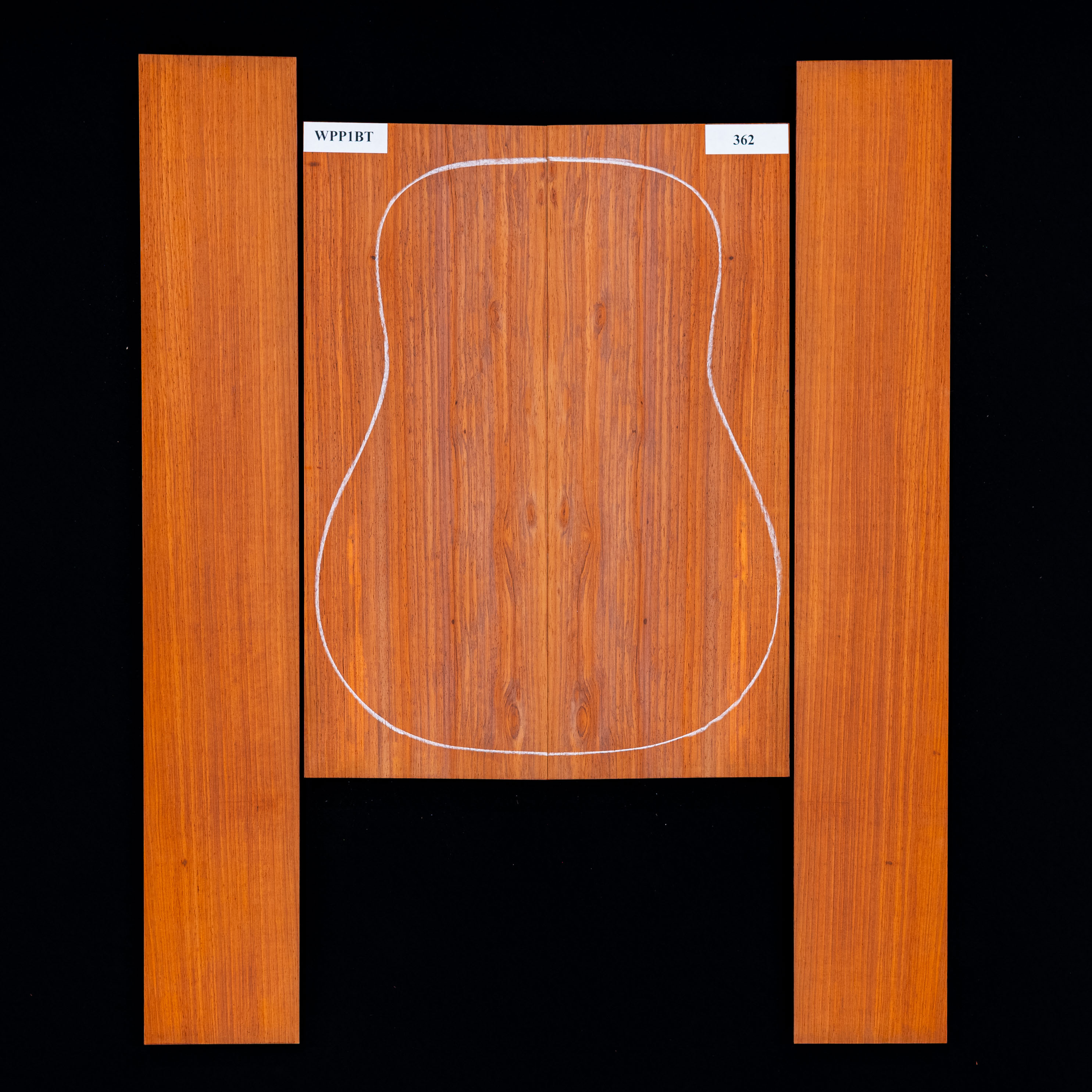 Ensemble dos et côté Padauk - 362 Ensemble dos et côté Padauk - 362