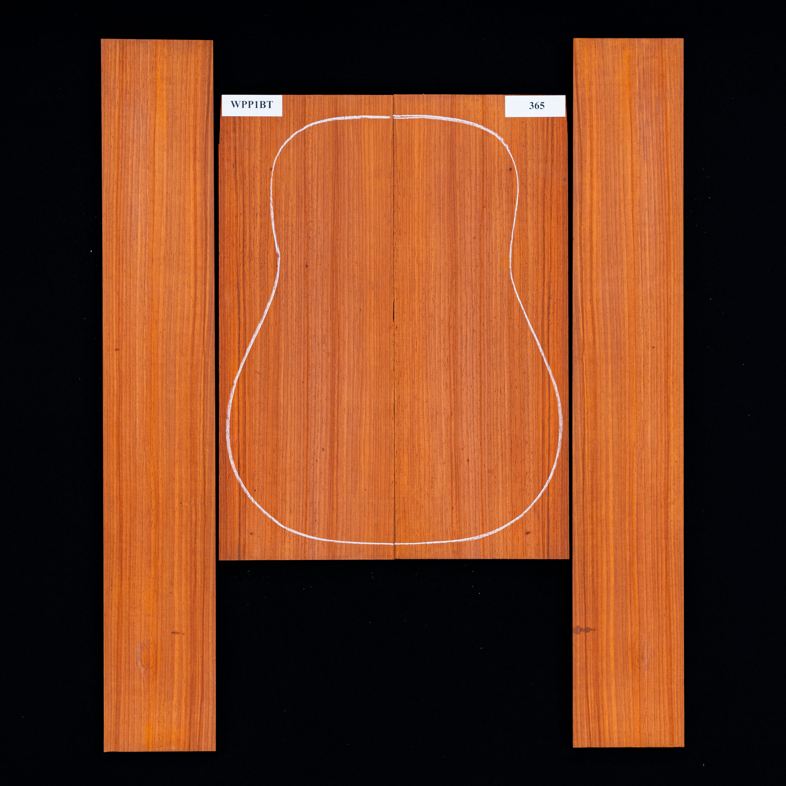 Ensemble dos et côté Padauk - 365 Ensemble dos et côté Padauk - 365