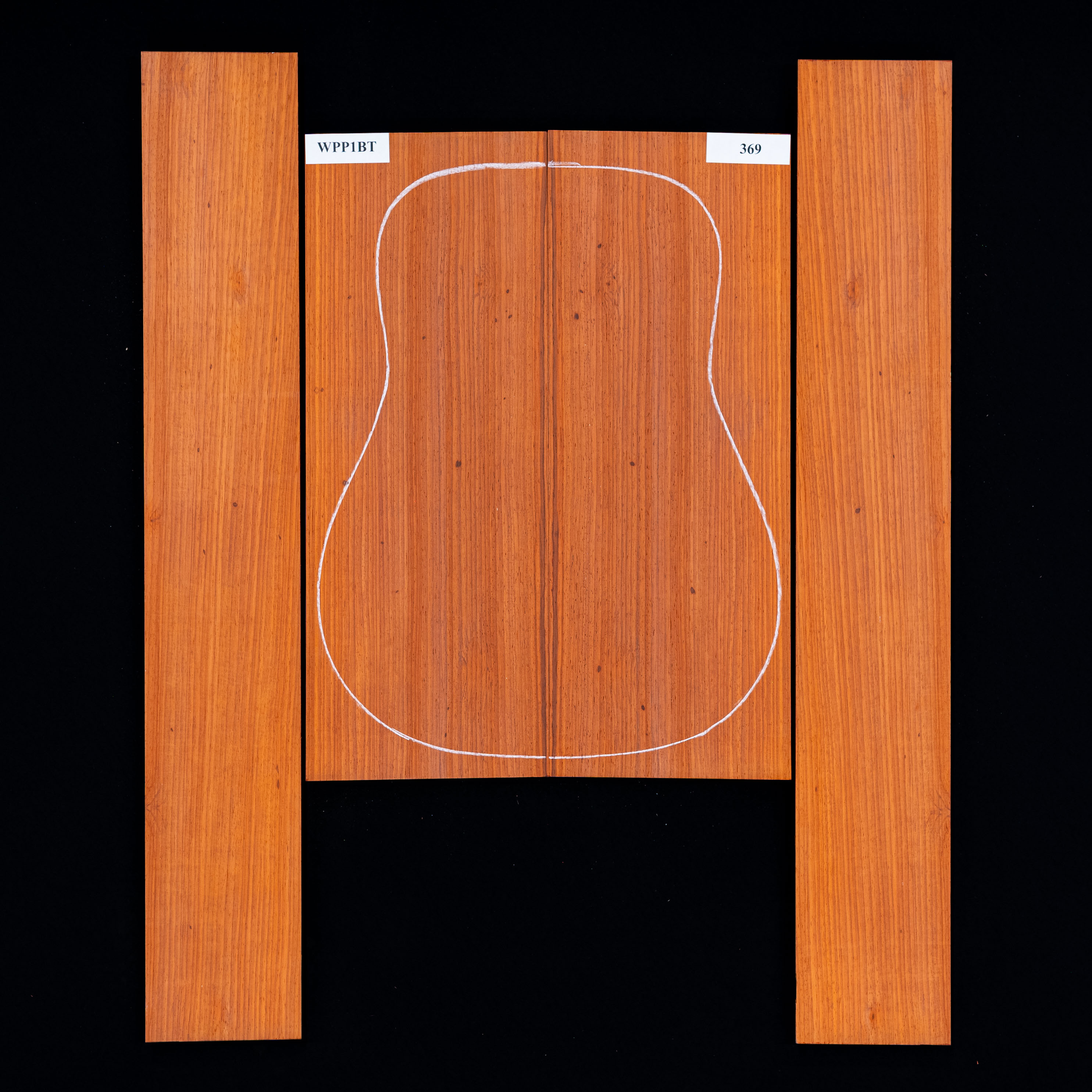 Ensemble dos et côté Padauk - 369 Ensemble dos et côté Padauk - 369