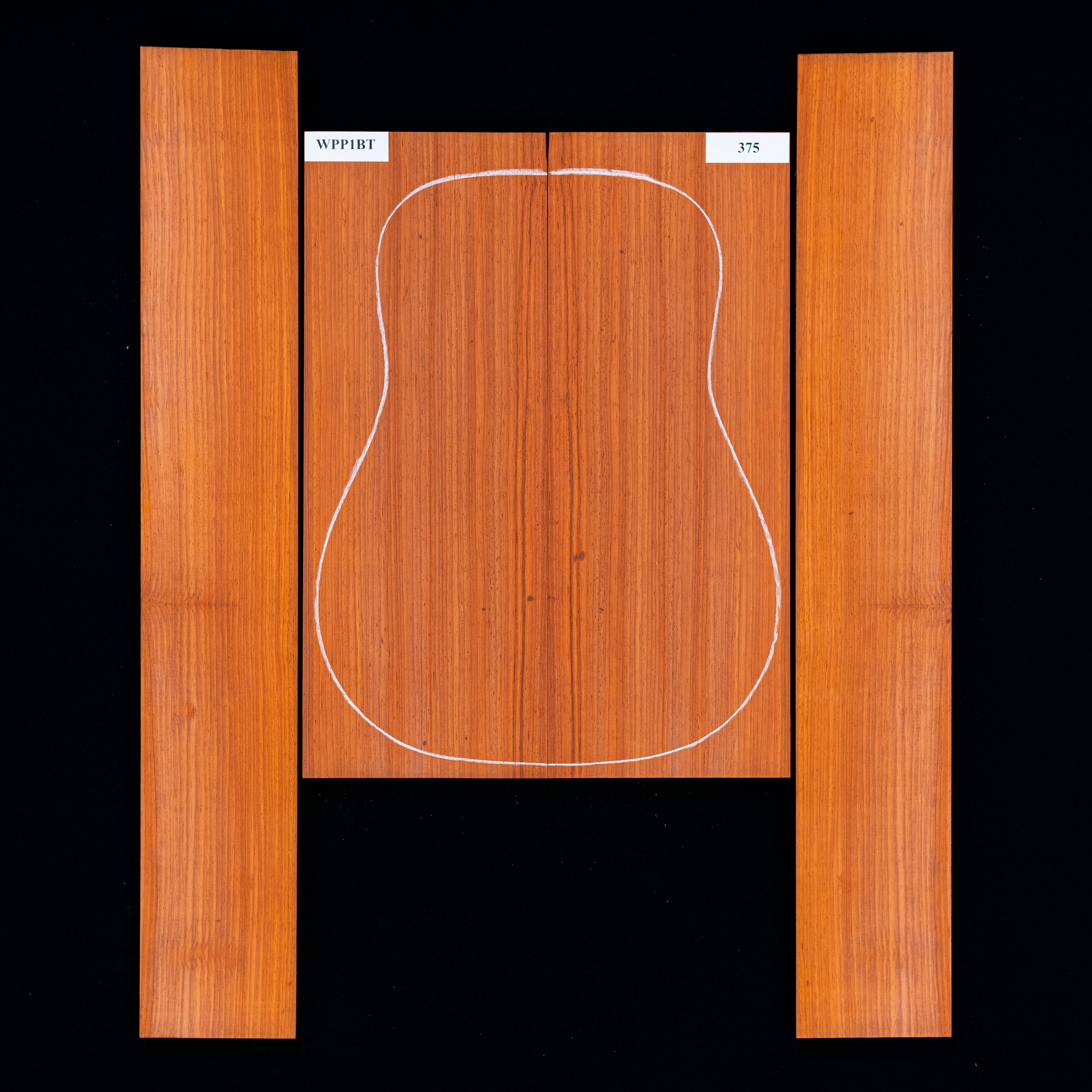 Ensemble dos et côté Padauk - 375 Ensemble dos et côté Padauk - 375
