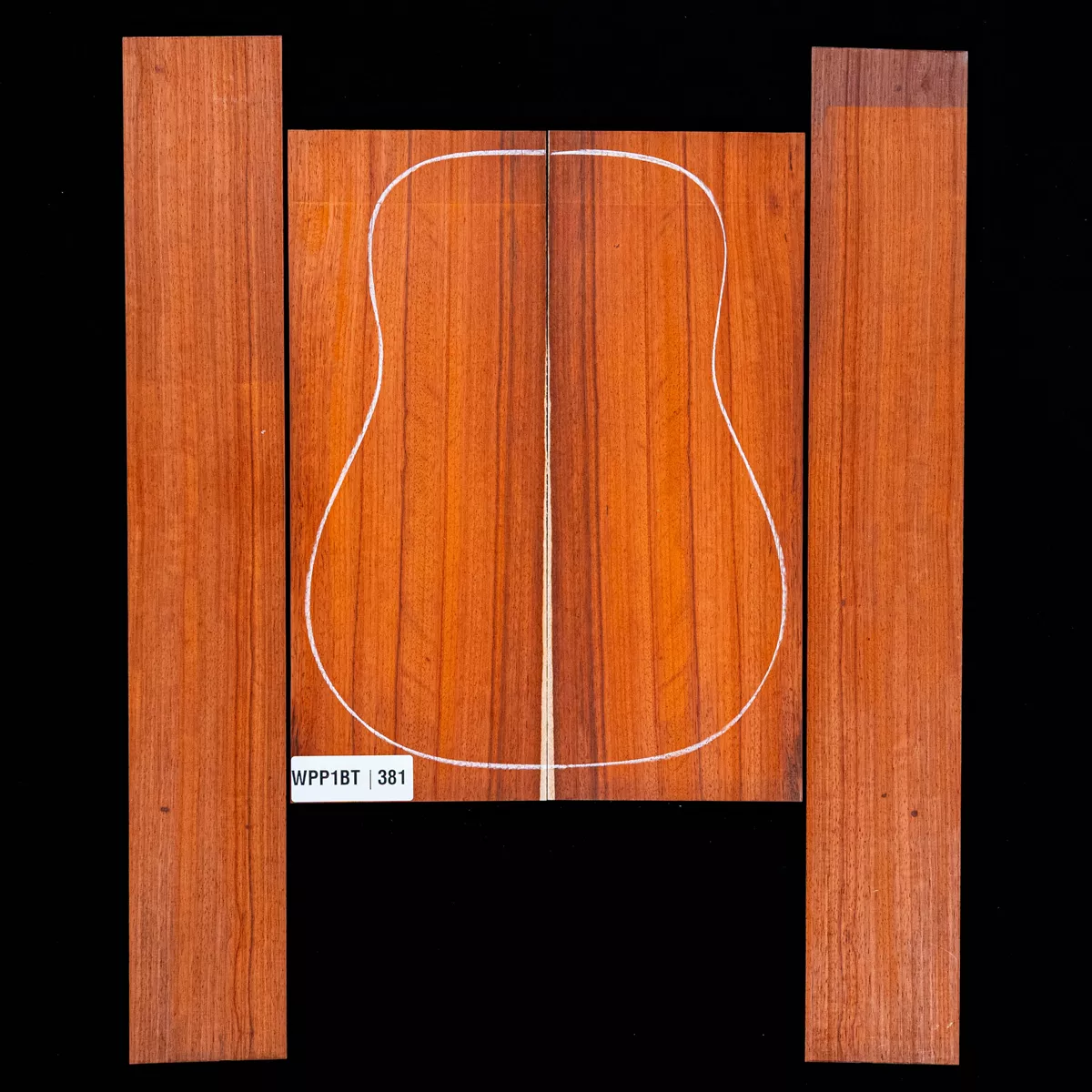 Ensemble dos et côté Padauk - 3,1 Ensemble dos et côté Padauk - 3,1