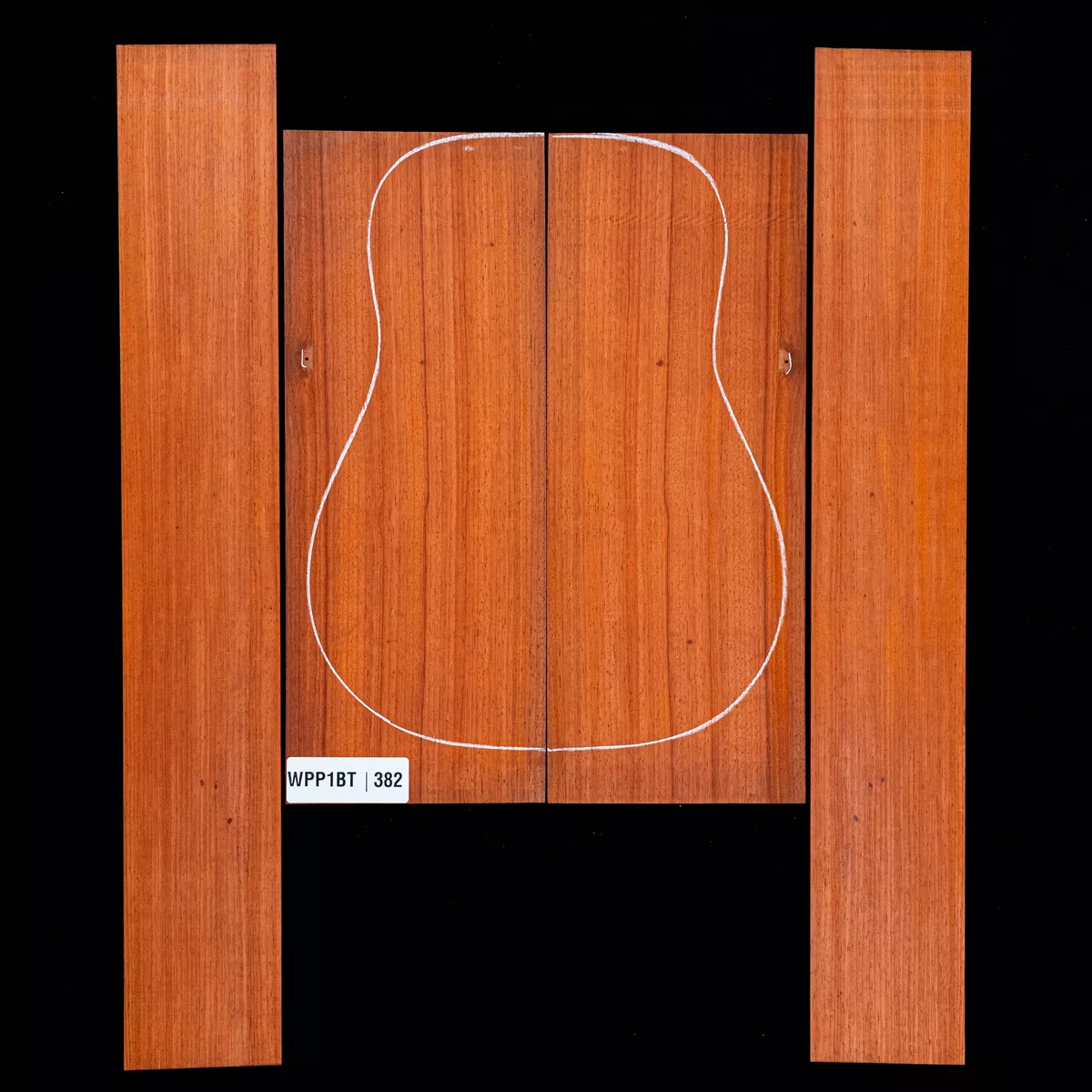 Ensemble dos et côté Padauk - 3,2 Ensemble dos et côté Padauk - 3,2