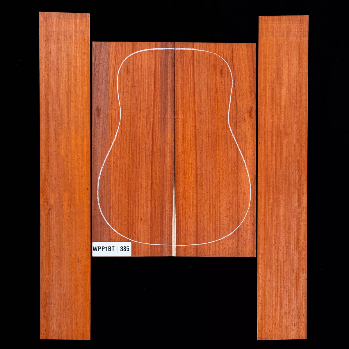 Ensemble dos et côté Padauk - 3,5 Ensemble dos et côté Padauk - 3,5