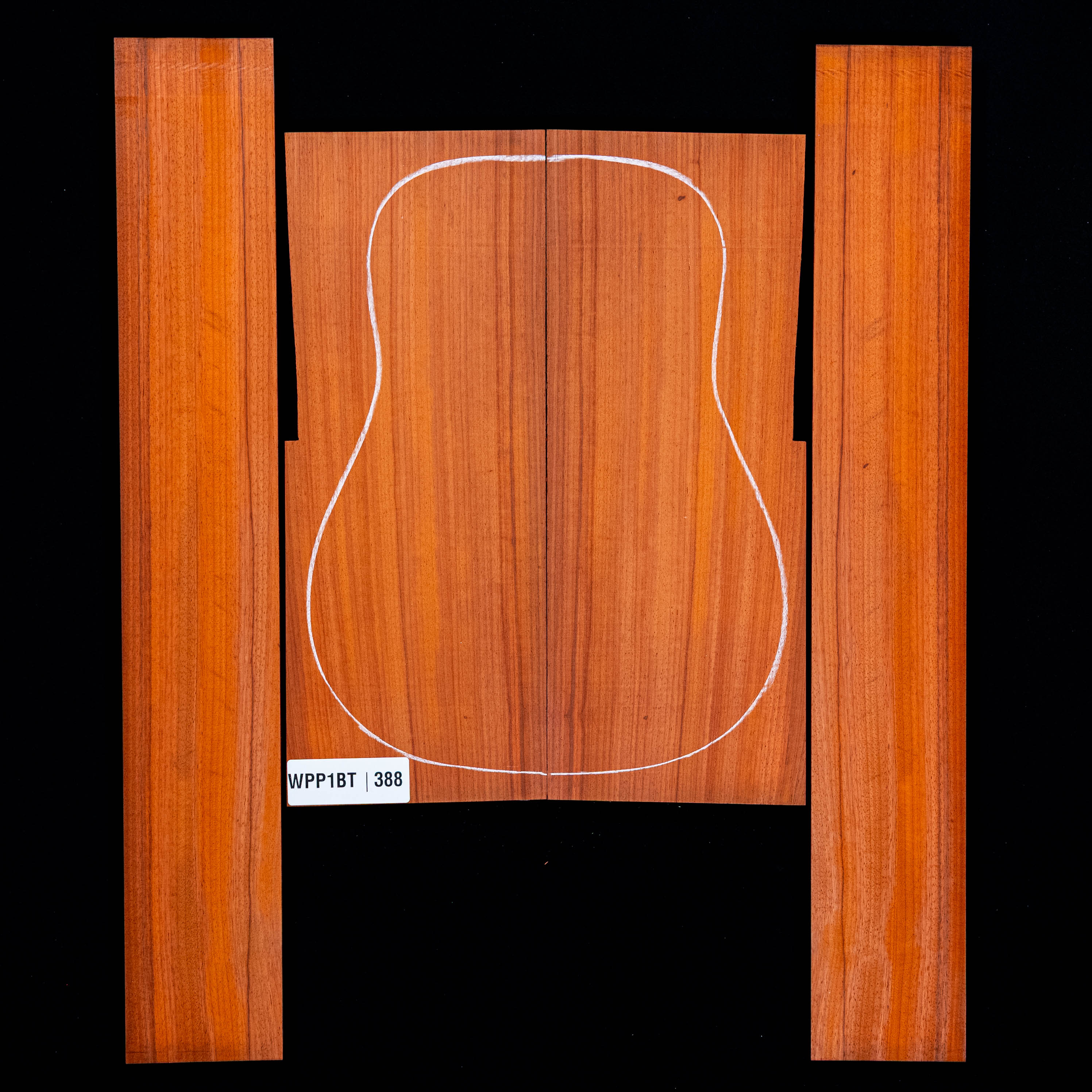 Ensemble dos et côté Padauk - 388