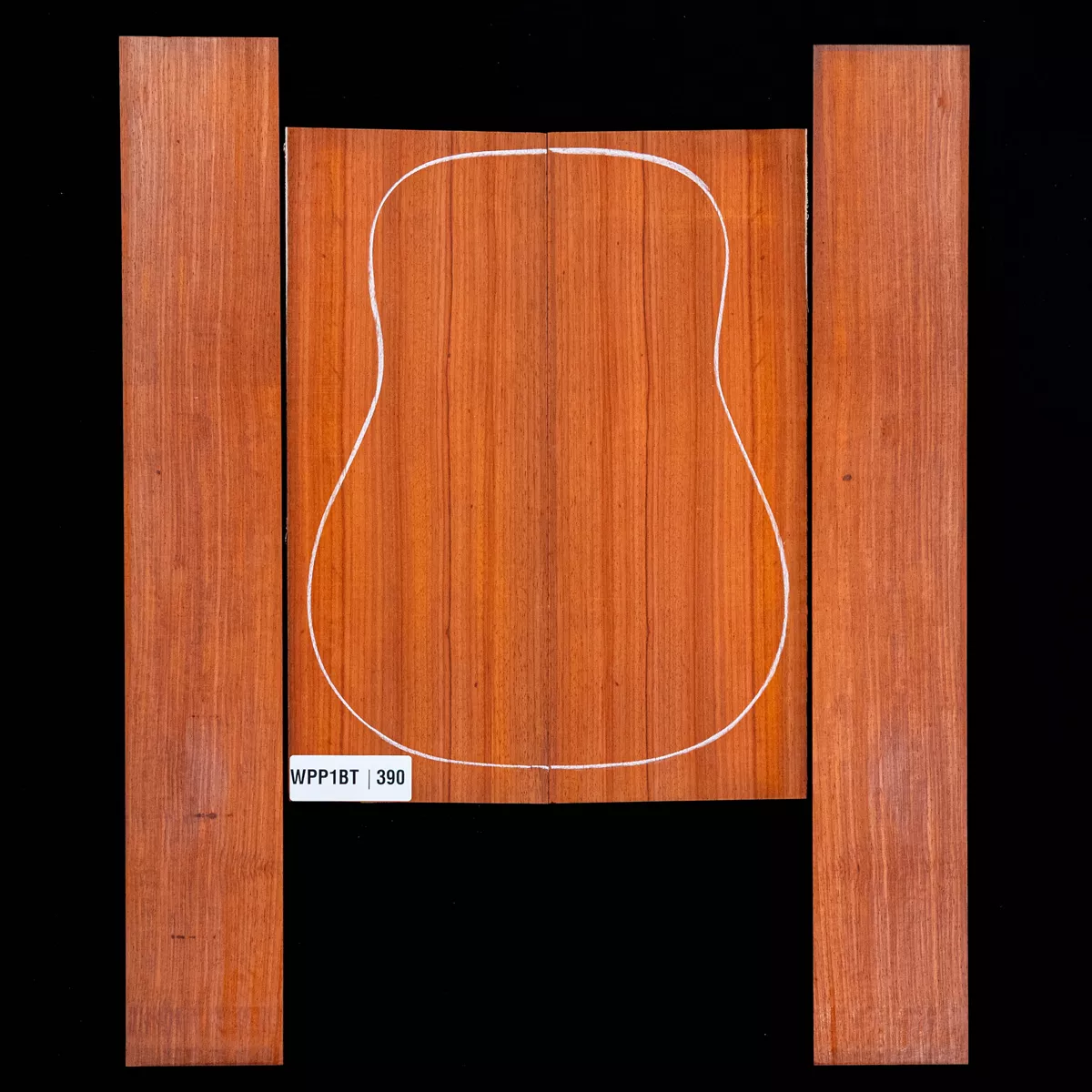 Ensemble dos et côté Padauk - 3,0 Ensemble dos et côté Padauk - 3,0