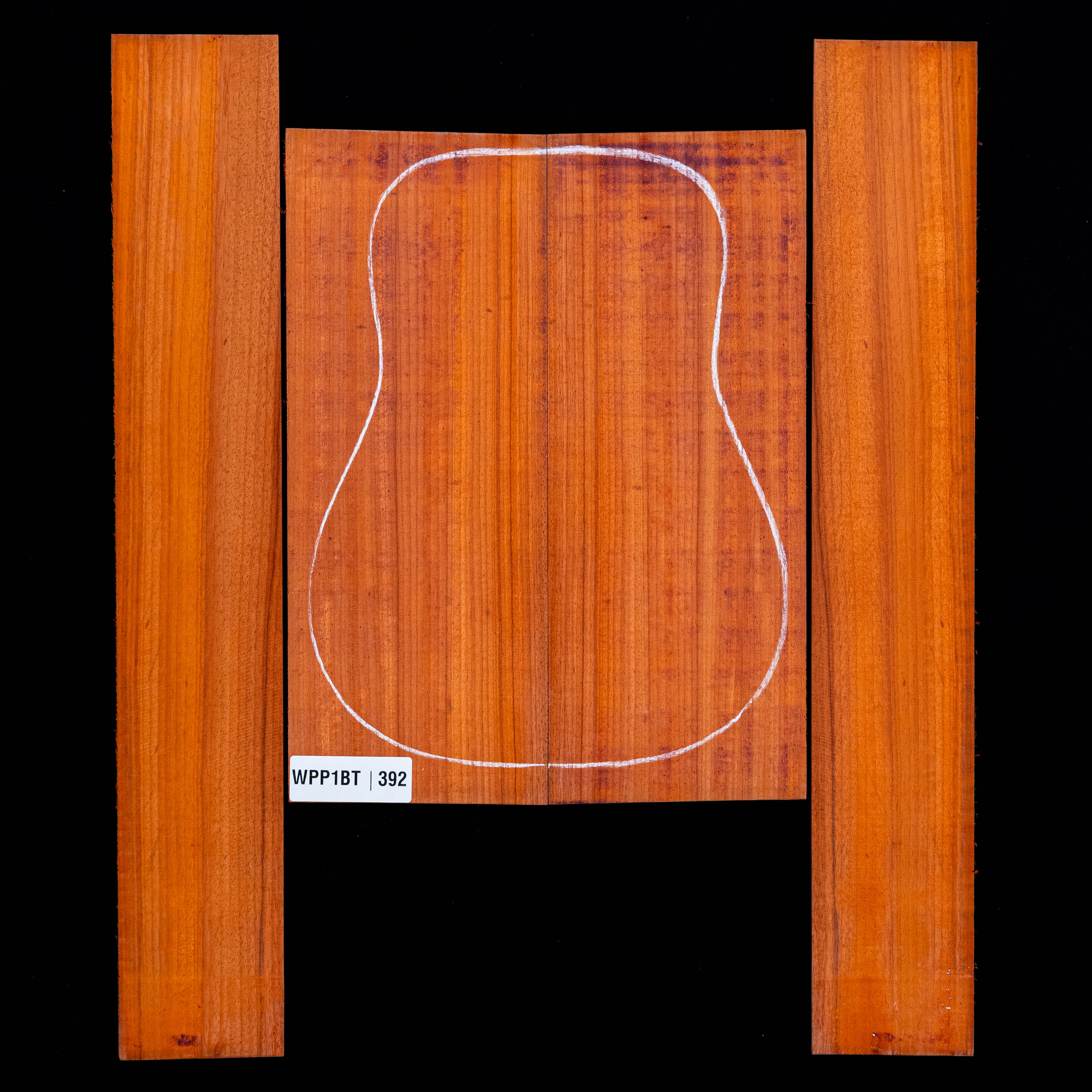 Ensemble dos et côté Padauk - 392 Ensemble dos et côté Padauk - 392