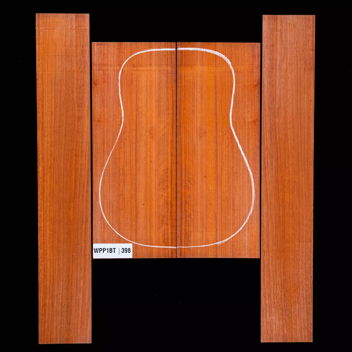 Ensemble dos et côté Padauk - 398 Ensemble dos et côté Padauk - 398
