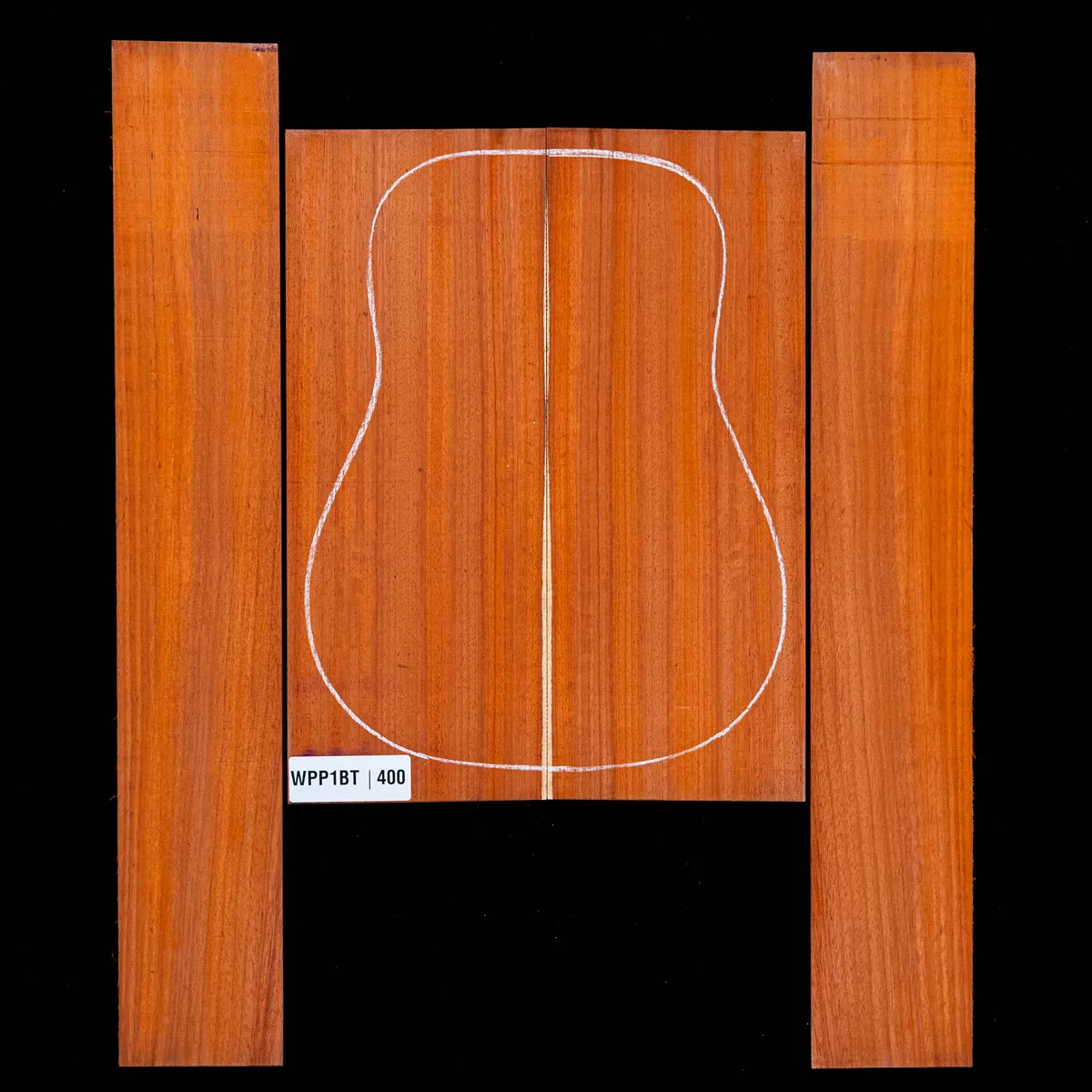 Ensemble dos et côté Padauk - 4,0 Ensemble dos et côté Padauk - 4,0
