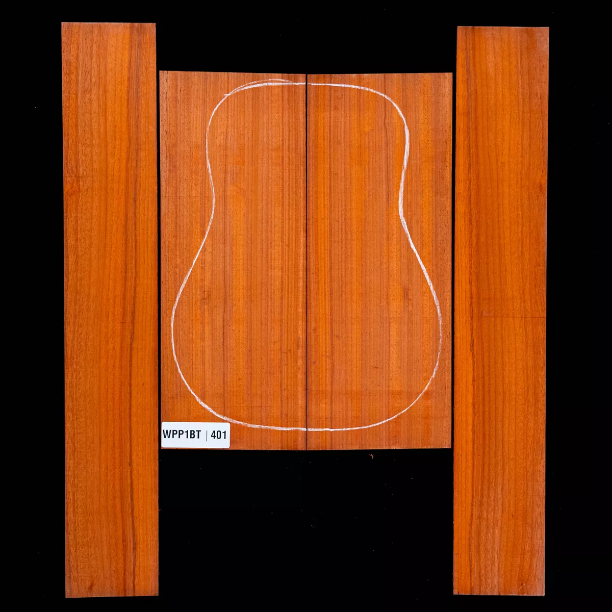 Ensemble dos et côté Padauk - 4,1 Ensemble dos et côté Padauk - 4,1