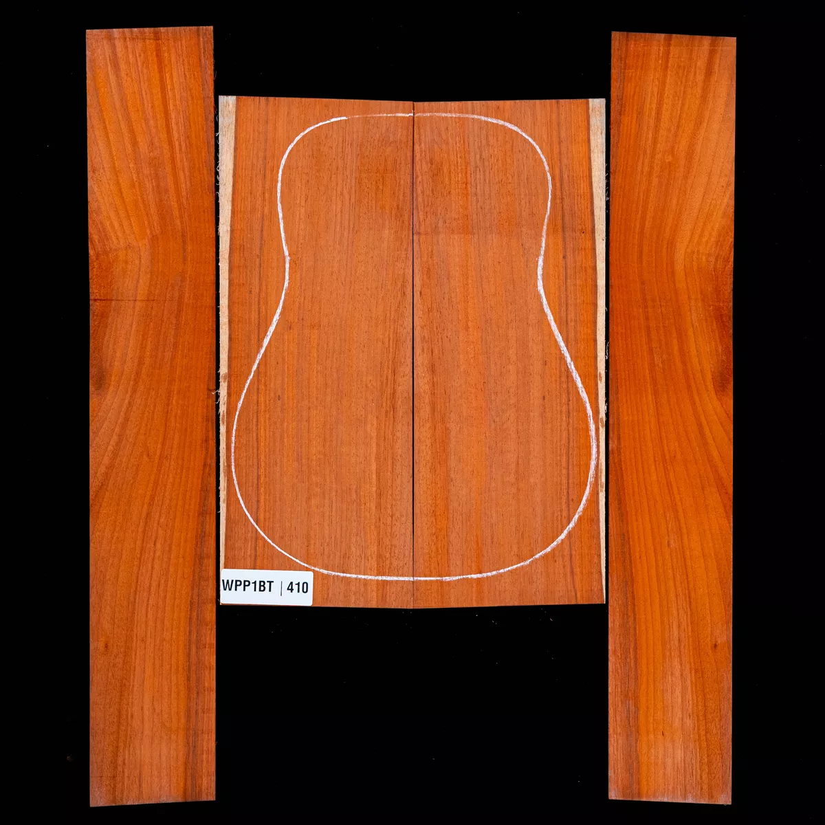 Ensemble dos et côté Padauk - 4,0 Ensemble dos et côté Padauk - 4,0