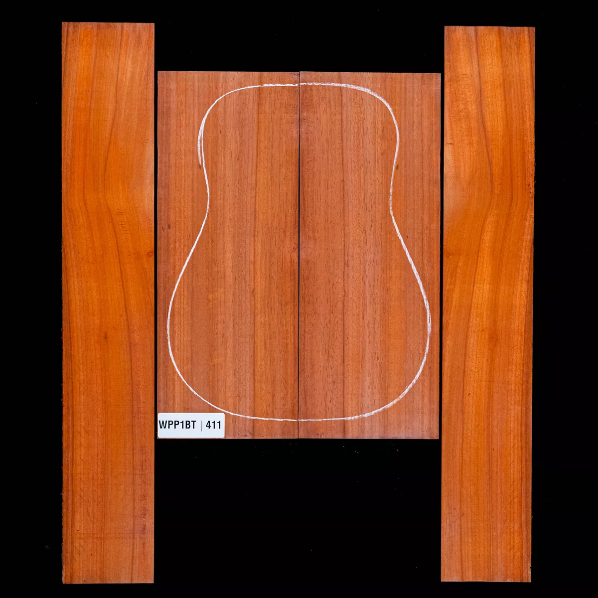 Ensemble dos et côté Padauk - 4,1 Ensemble dos et côté Padauk - 4,1