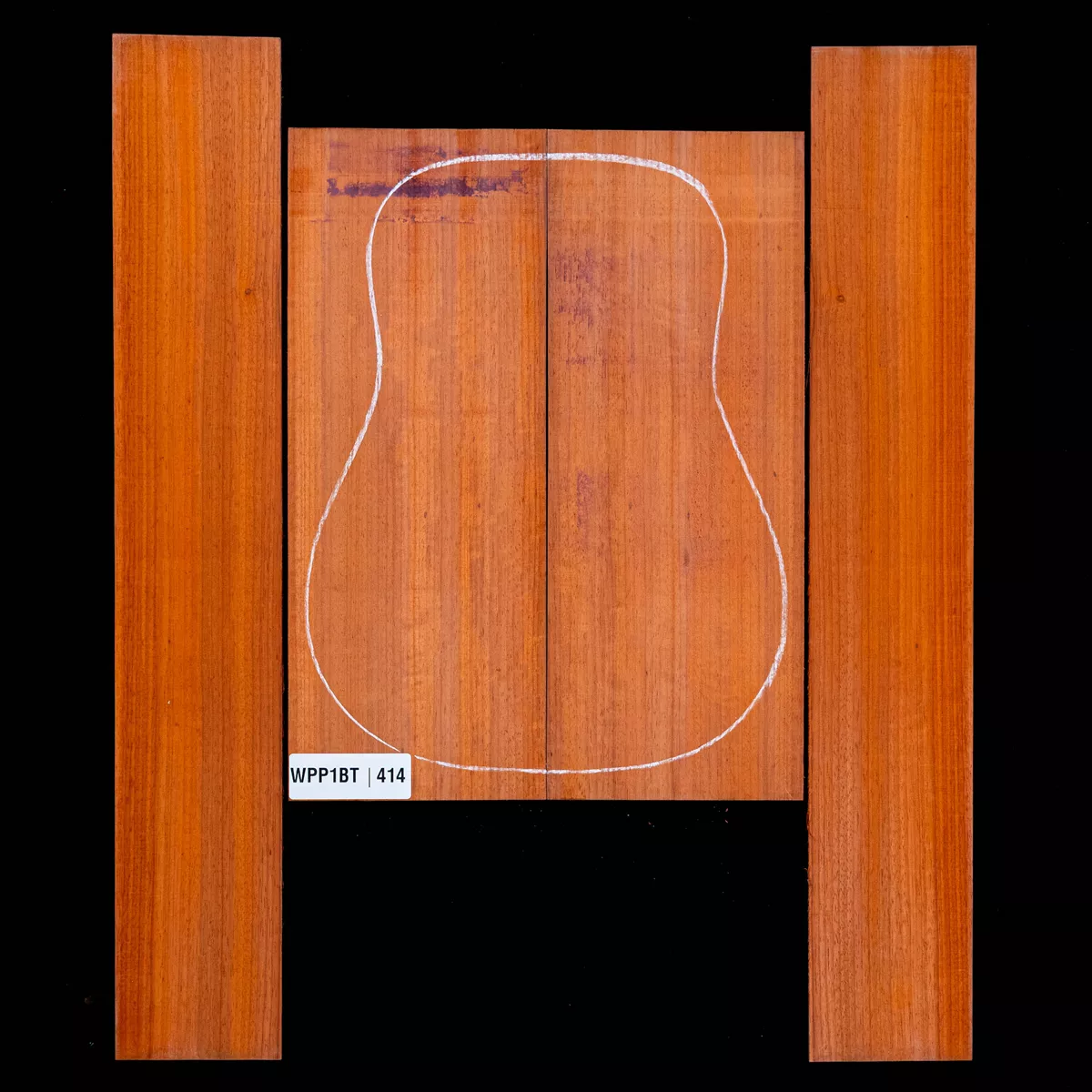 Ensemble dos et côté Padauk - 4,4 Ensemble dos et côté Padauk - 4,4