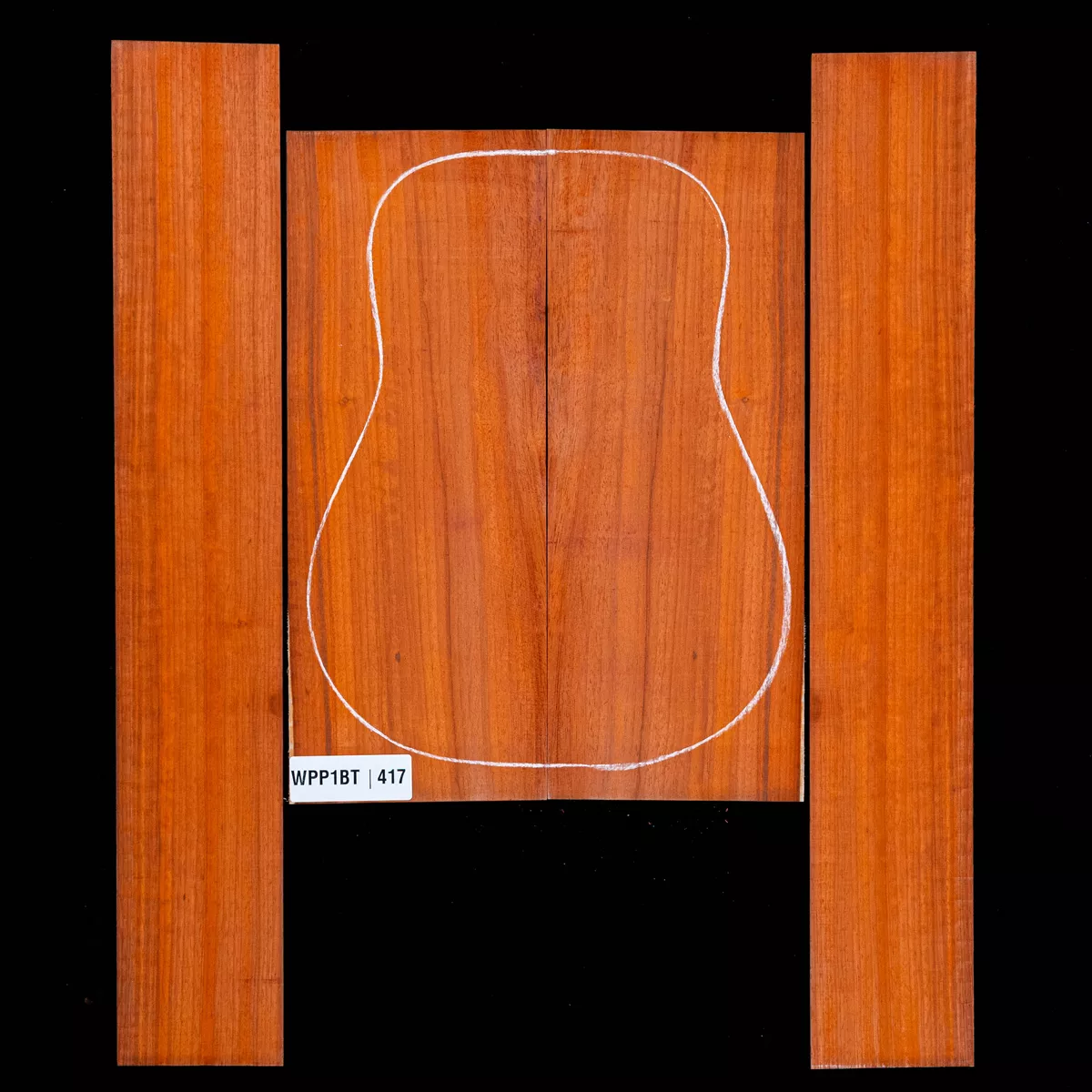 Ensemble dos et côté Padauk - 4,7 Ensemble dos et côté Padauk - 4,7