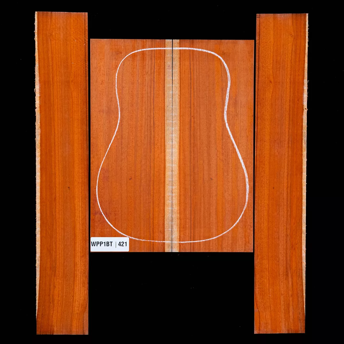 Ensemble dos et côté Padauk - 4,1 Ensemble dos et côté Padauk - 4,1