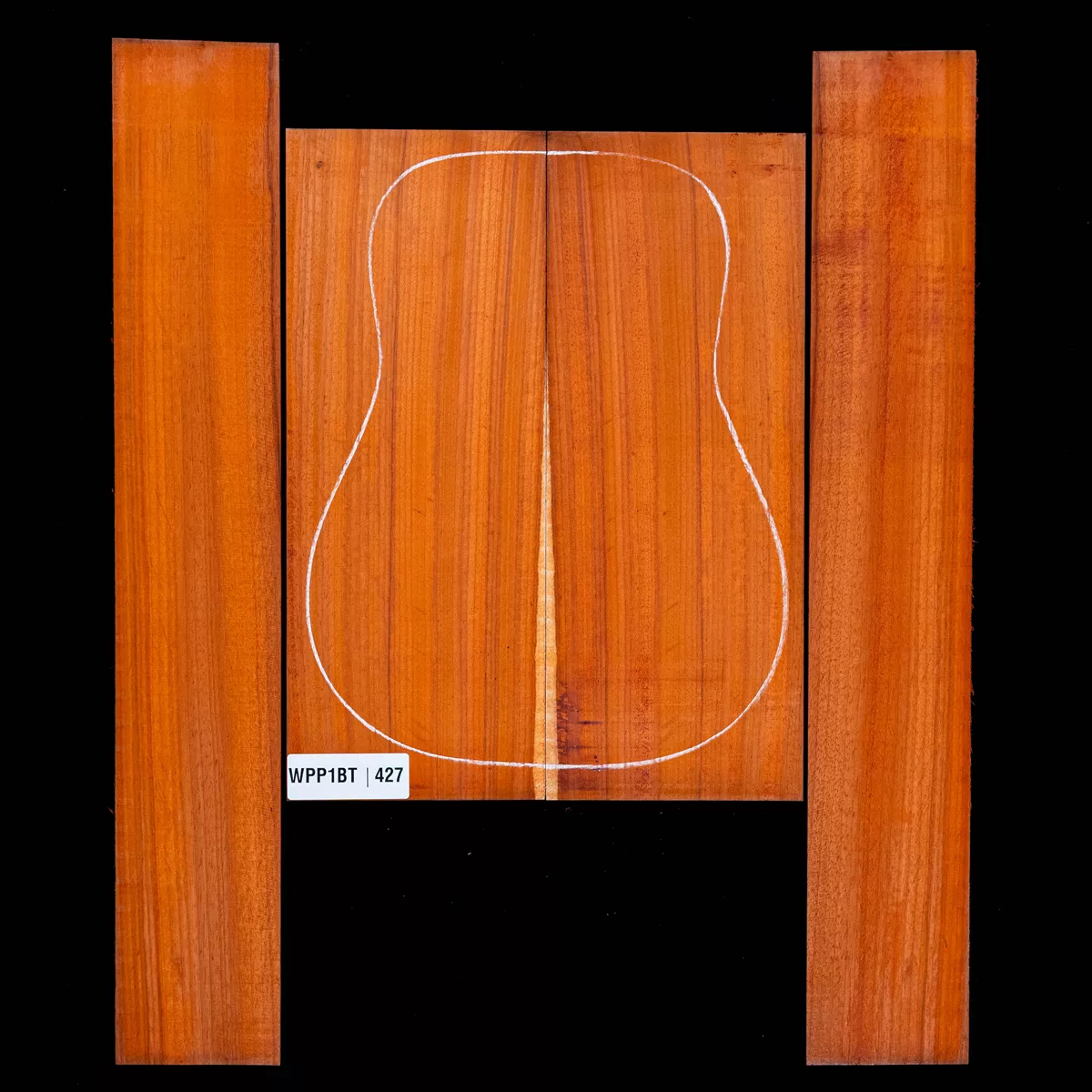 Ensemble dos et côté Padauk - 4,7 Ensemble dos et côté Padauk - 4,7