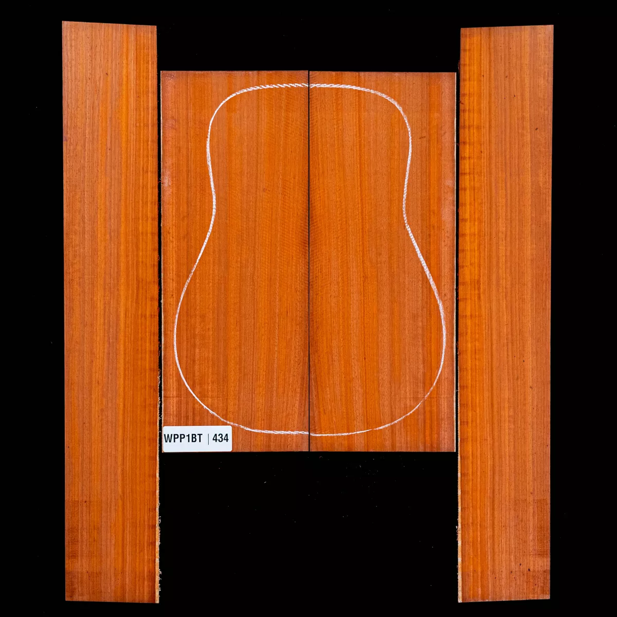 Ensemble dos et côté Padauk - 4,4 Ensemble dos et côté Padauk - 4,4