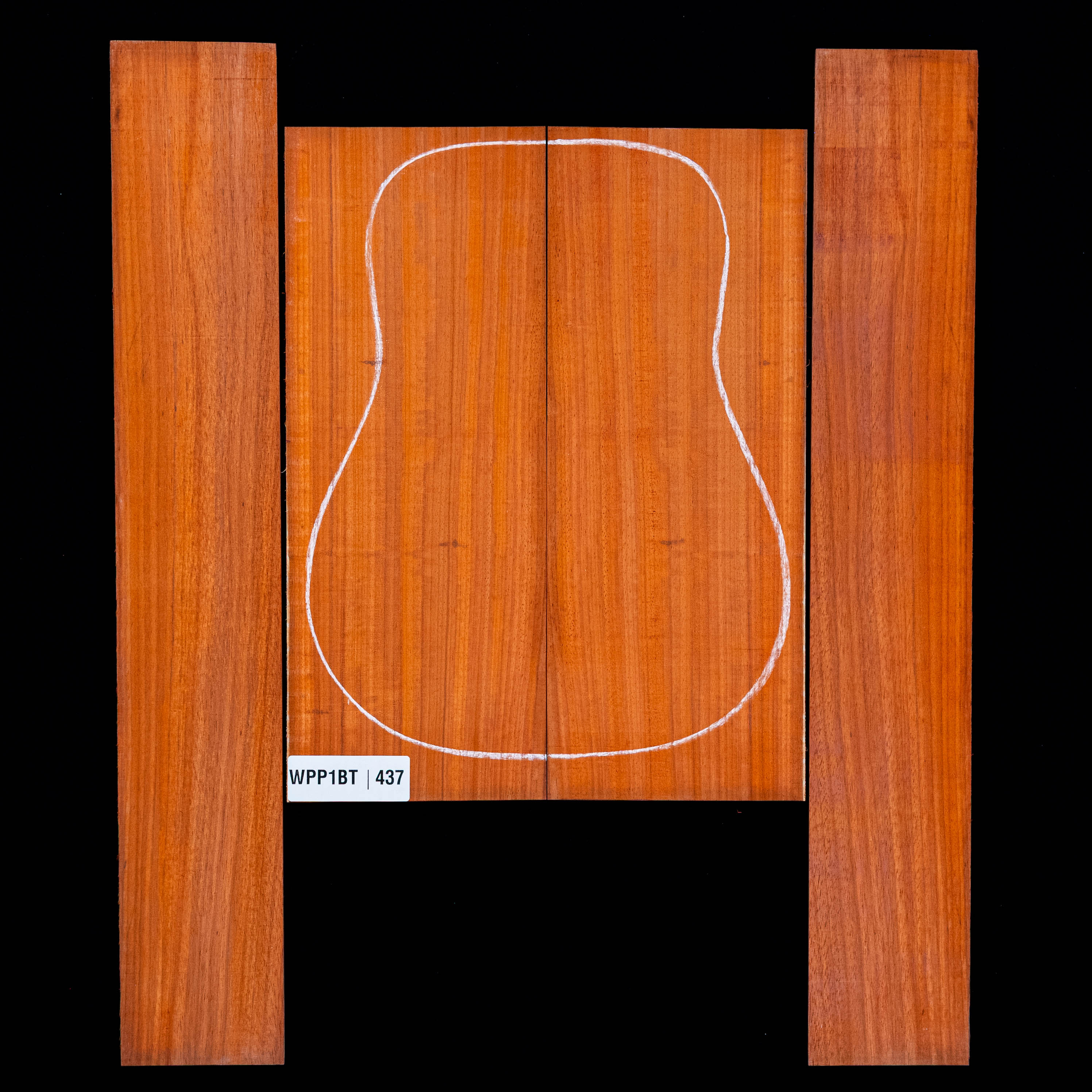 Ensemble dos et côté Padauk - 437