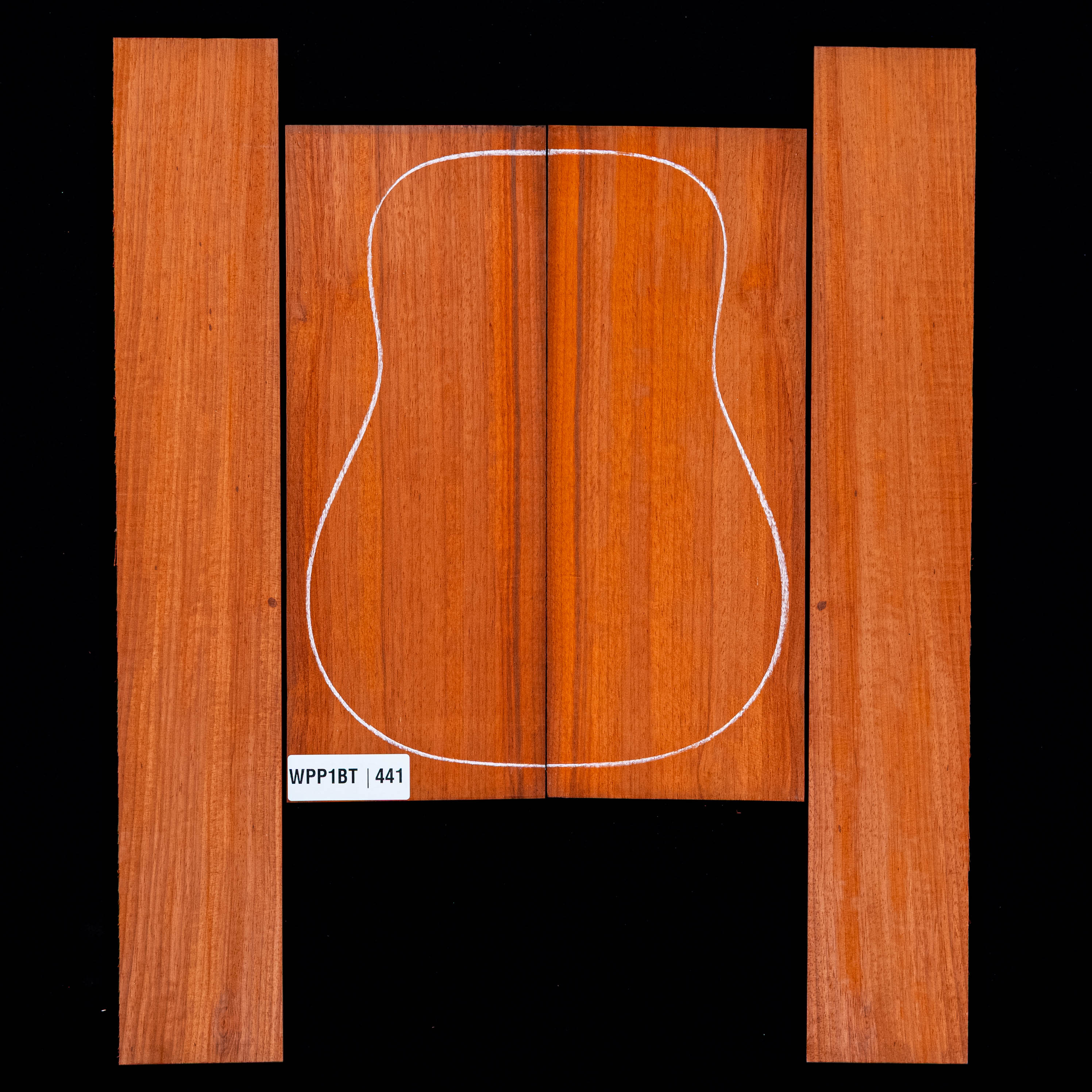 Ensemble dos et côté Padauk - 441 Ensemble dos et côté Padauk - 441