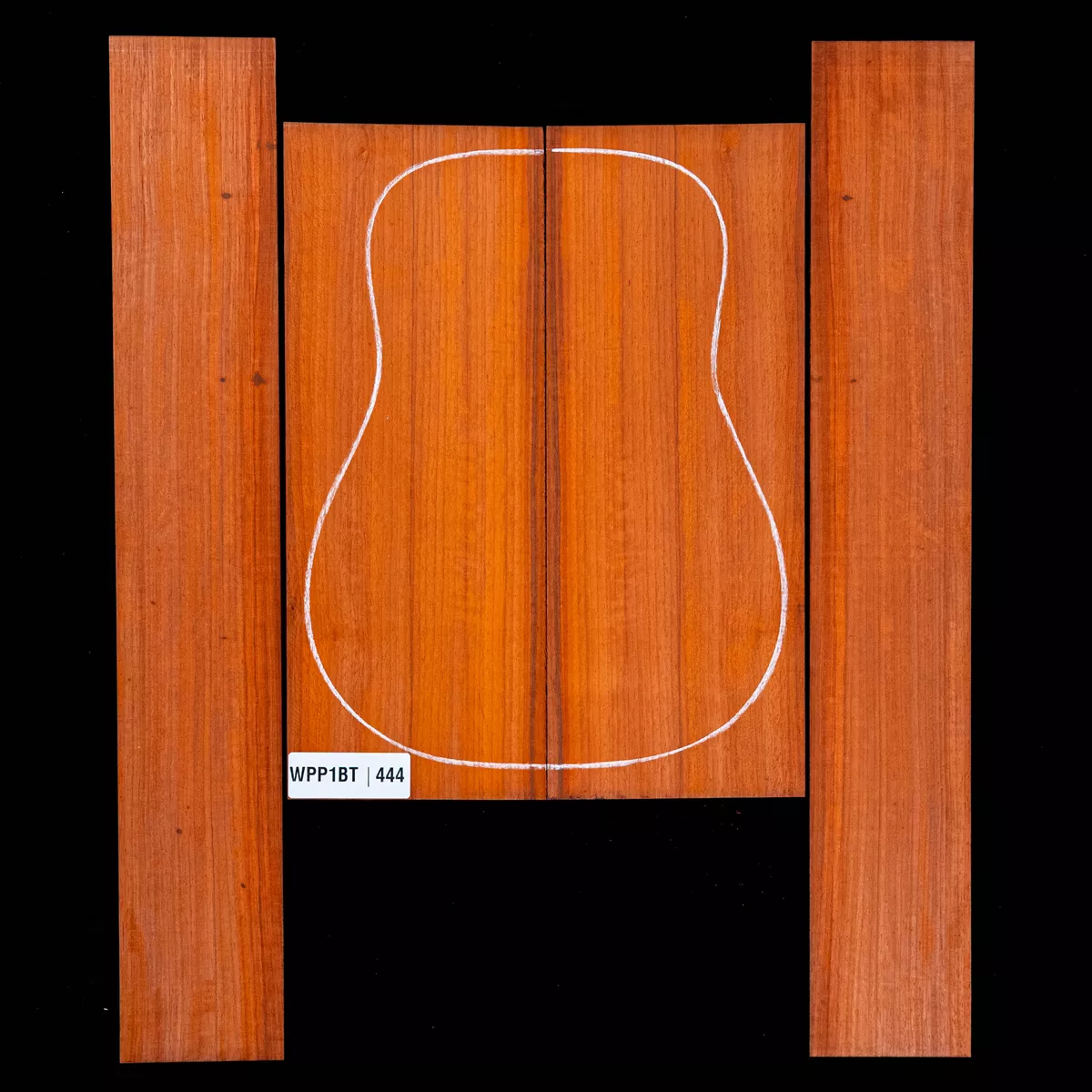 Ensemble dos et côté Padauk - 4,4 Ensemble dos et côté Padauk - 4,4