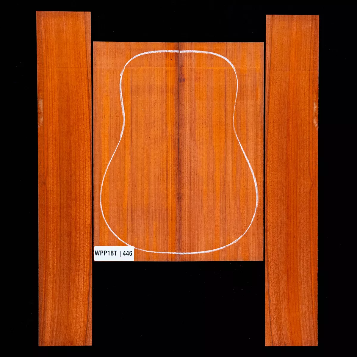 Ensemble dos et côté Padauk - 4,6 Ensemble dos et côté Padauk - 4,6