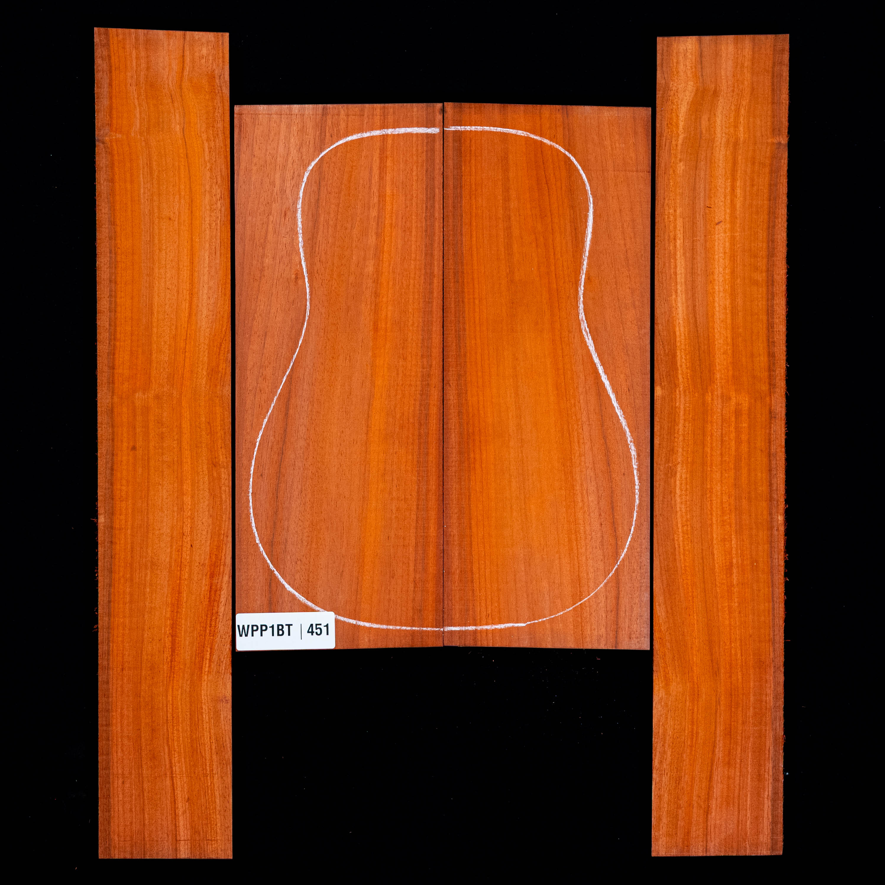 Ensemble dos et côté Padauk - 451