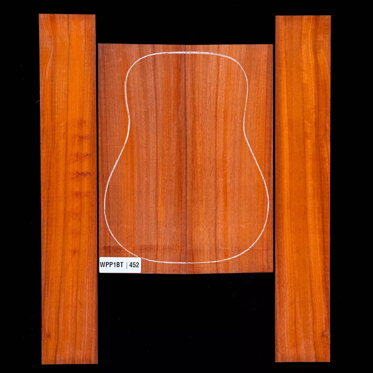 Ensemble dos et côté Padauk - 452 Ensemble dos et côté Padauk - 452