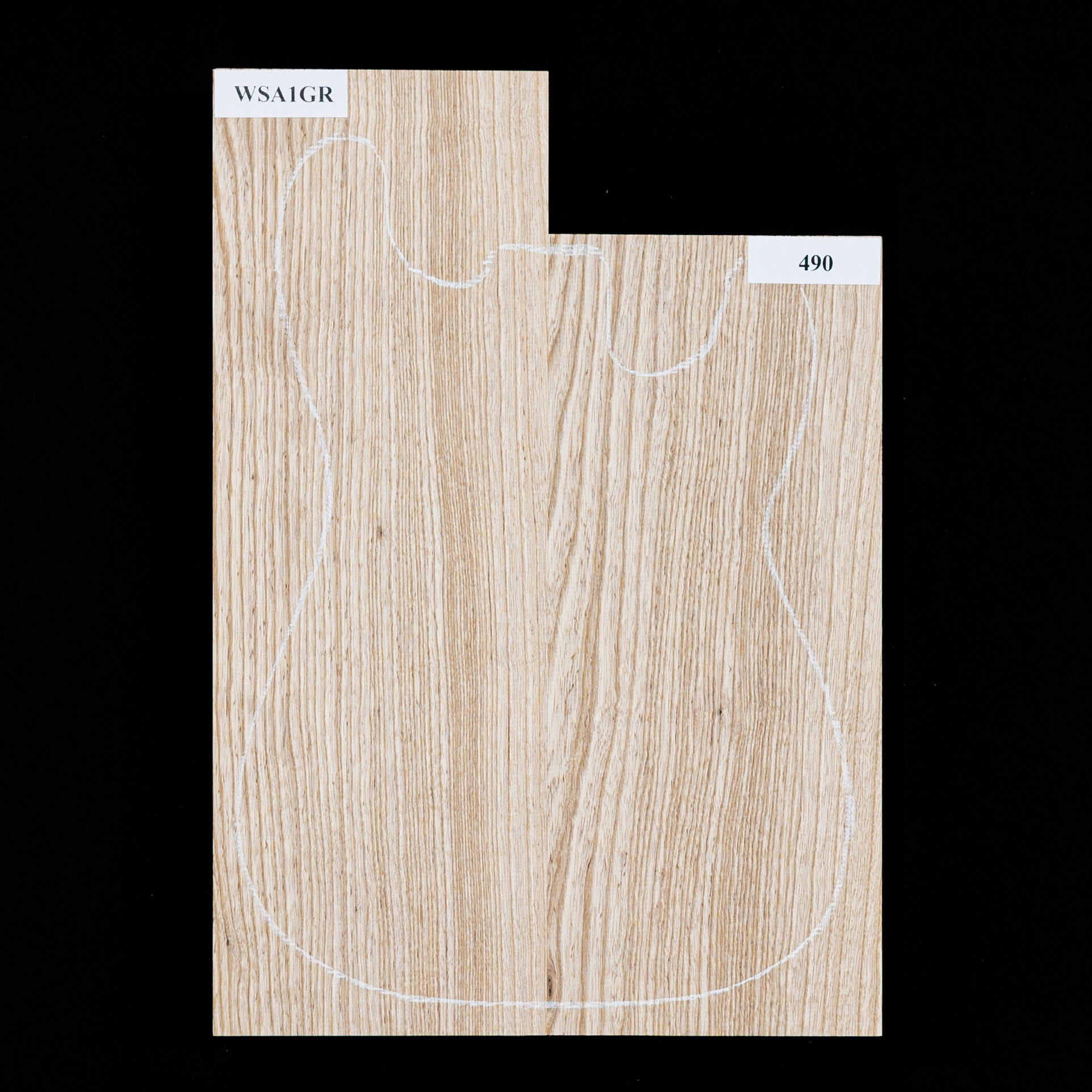 Swamp Ash vierge, 2 pièces (9,8 lb) - 490 Swamp Ash vierge, 2 pièces (9,8 lb) - 490
