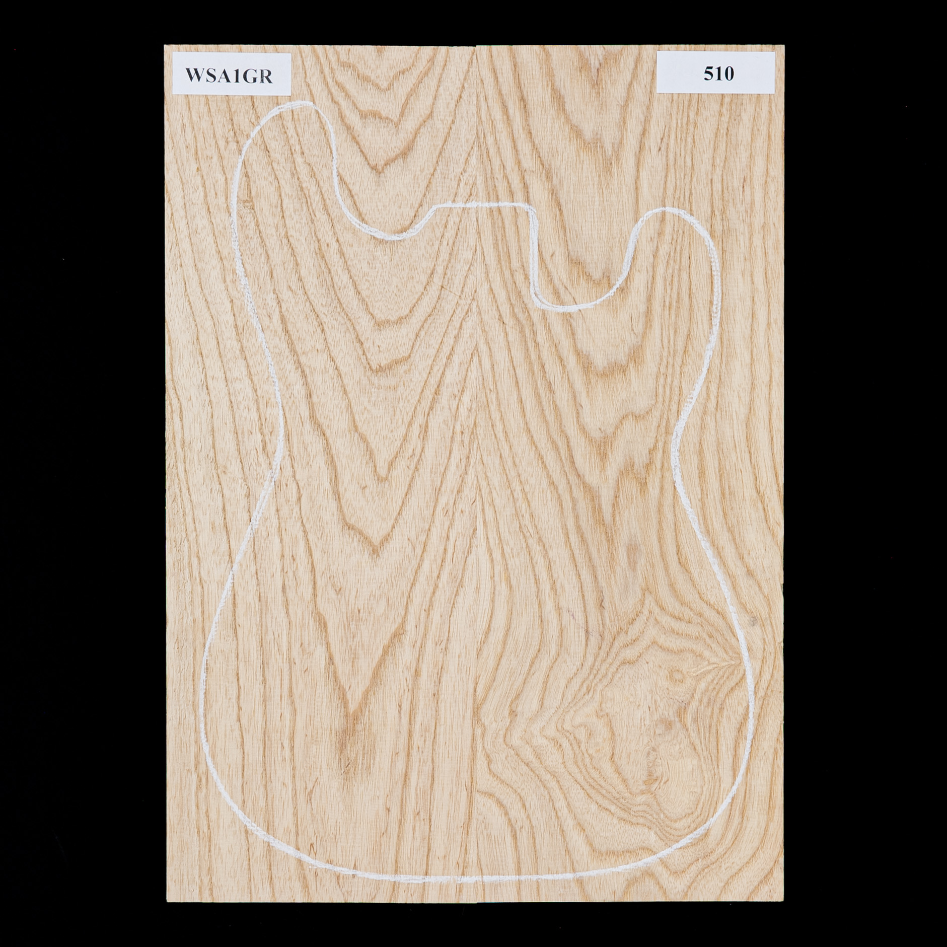 Swamp Ash vierge, 2 pièces (9,9 lb) - 510 Swamp Ash vierge, 2 pièces (9,9 lb) - 510