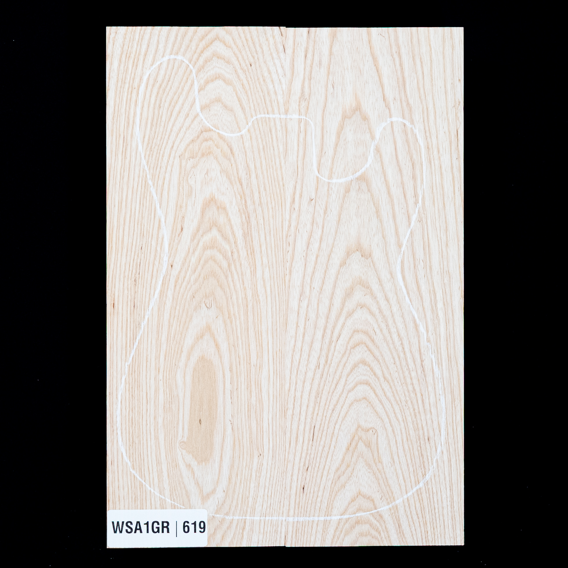 Swamp Ash vierge, 2 pièces (8,2 lb) - 619 Swamp Ash vierge, 2 pièces (8,2 lb) - 619