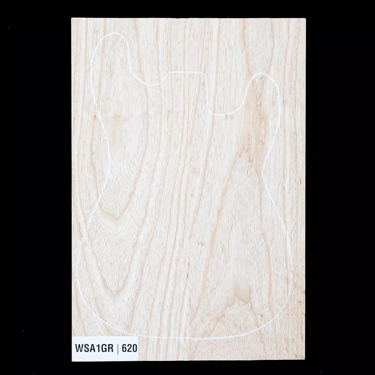 Swamp Ash vierge, 2 pièces (7,9 lb) - 620 Swamp Ash vierge, 2 pièces (7,9 lb) - 620