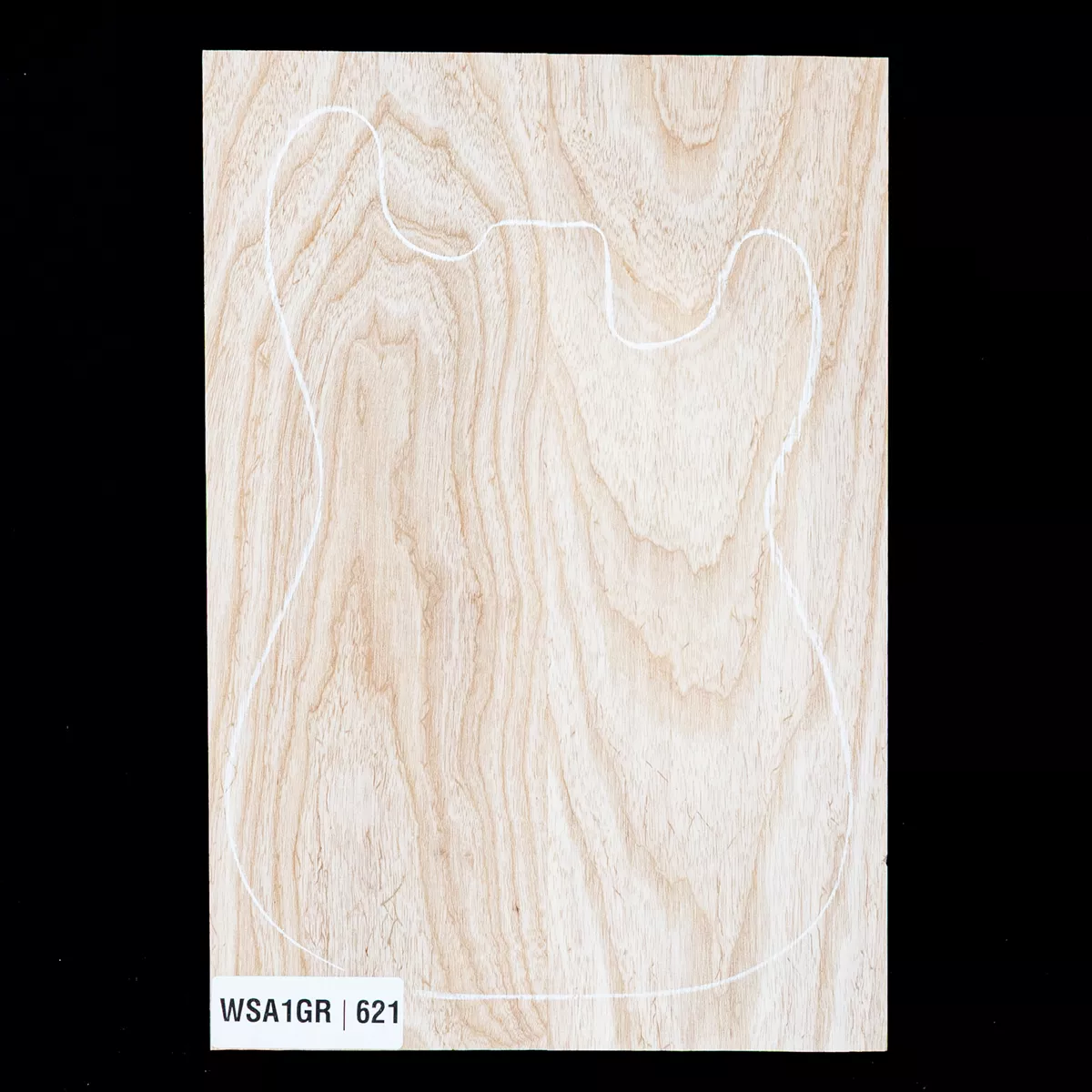 Swamp Ash vierge, 2 pièces (8,9 lb) - 621 Swamp Ash vierge, 2 pièces (8,9 lb) - 621