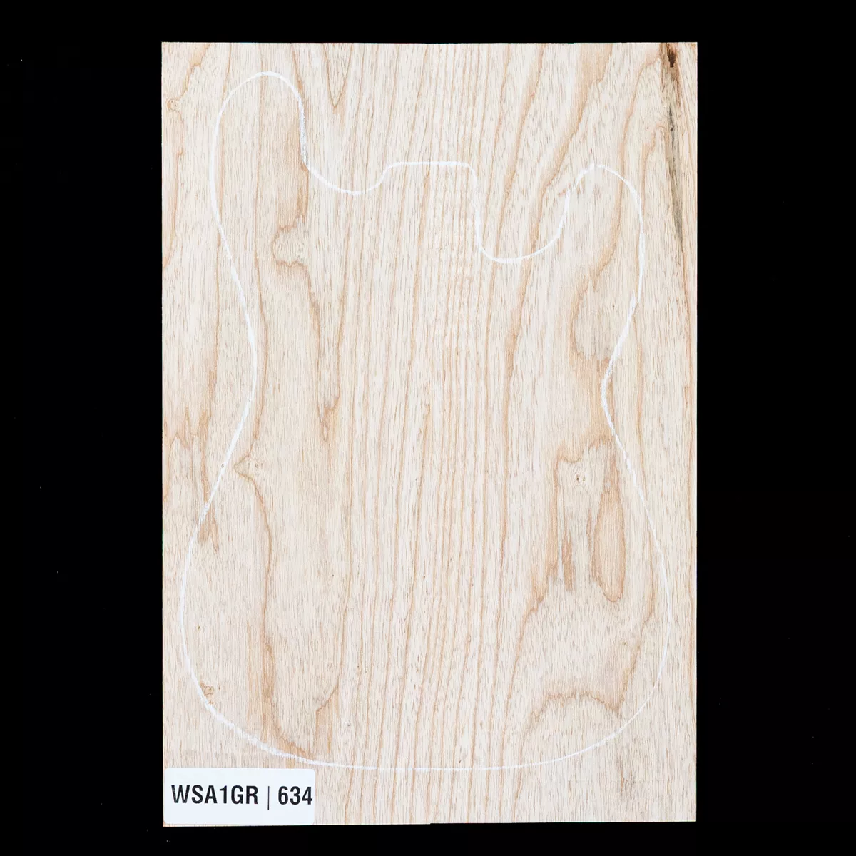 Swamp Ash vierge, 2 pièces (9 lb) - 634 Swamp Ash vierge, 2 pièces (9 lb) - 634
